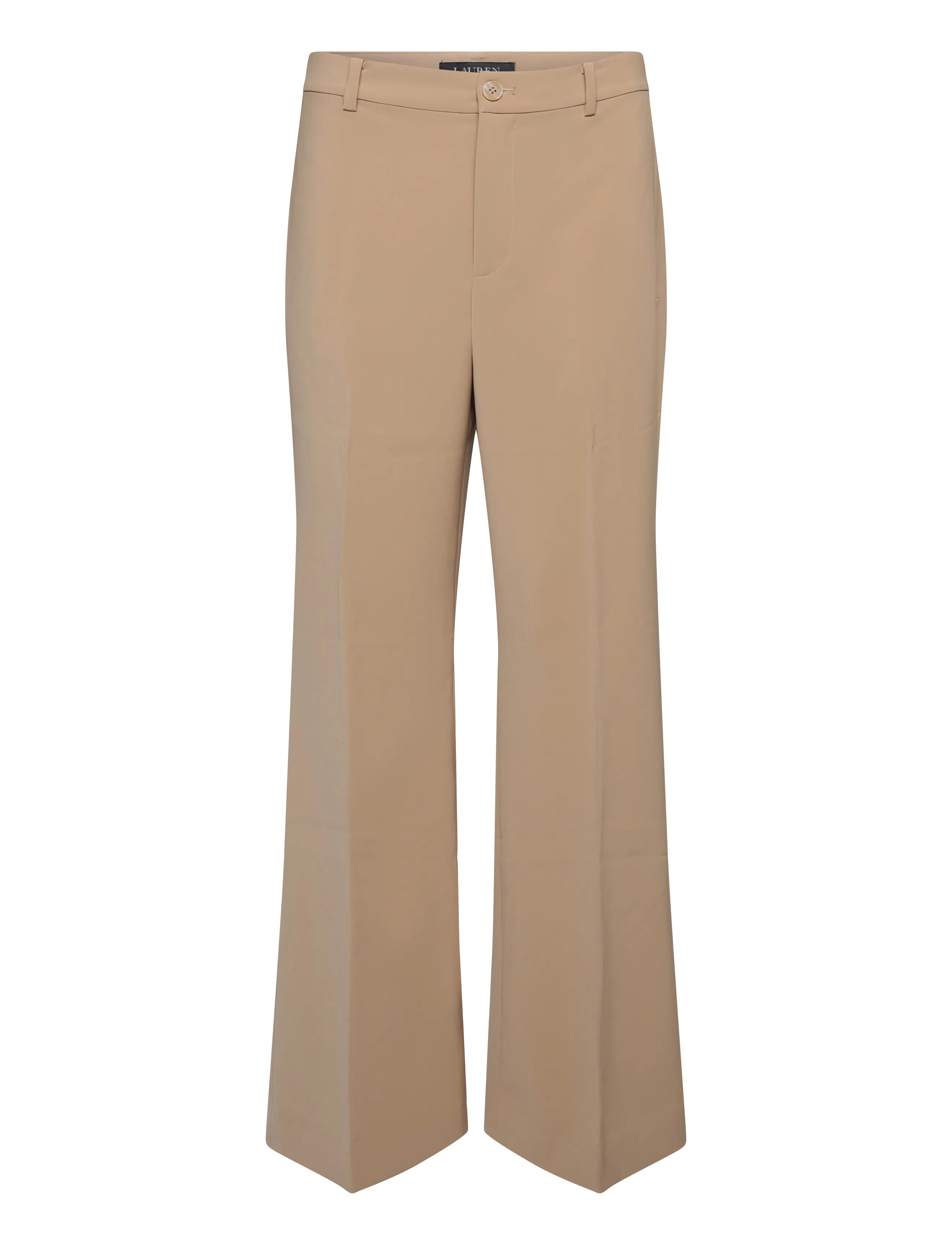 Lauren Ralph Lauren - Stretch Crepe Straight Pant - hose mit geradem bein - lauren camel - 1