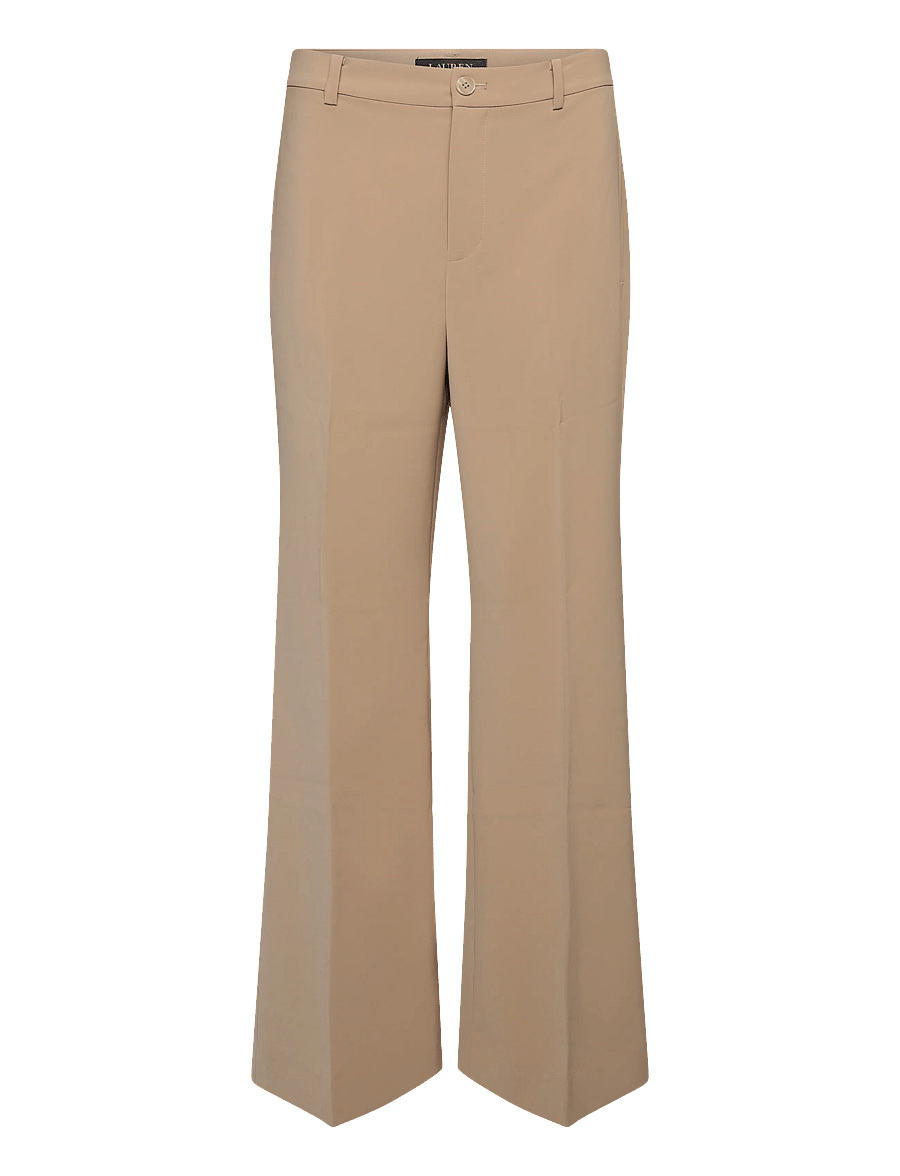 Lauren Ralph Lauren - Stretch Crepe Straight Pant - hose mit geradem bein - lauren camel - 1