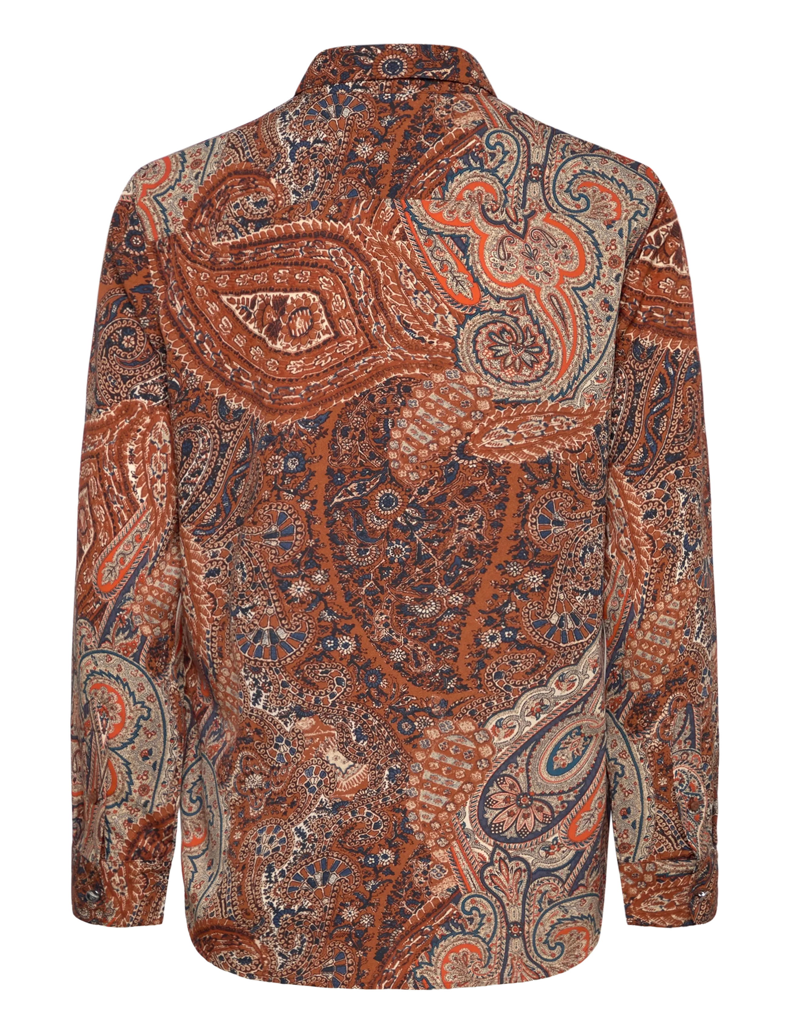 Lauren Ralph Lauren - Classic Fit Paisley Crepe Shirt - koszule z długimi rękawami - cream multi - 1