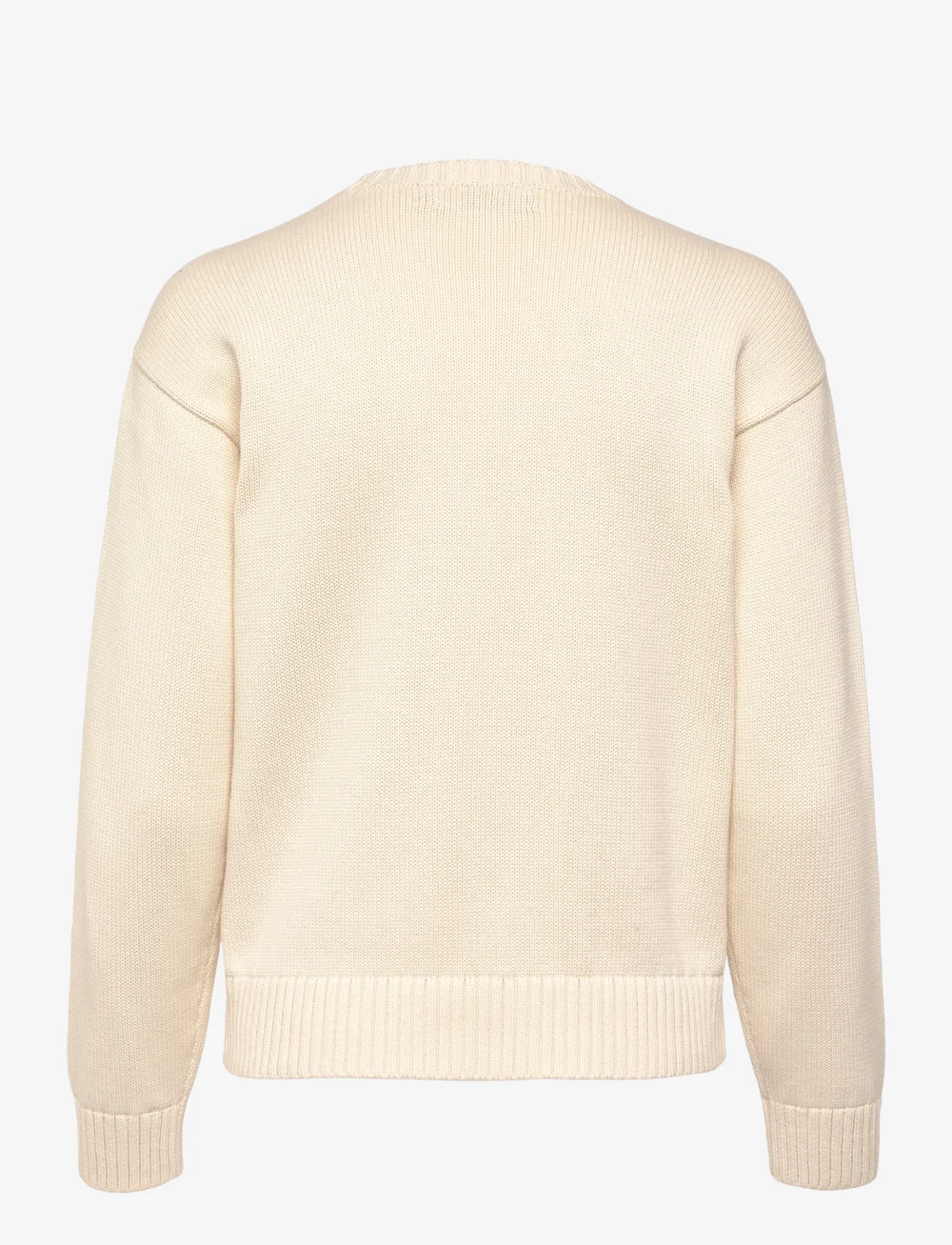 Lauren Ralph Lauren - Intarsia-Knit Golden Retriever Sweater - gensere - mascarpone cream - 1