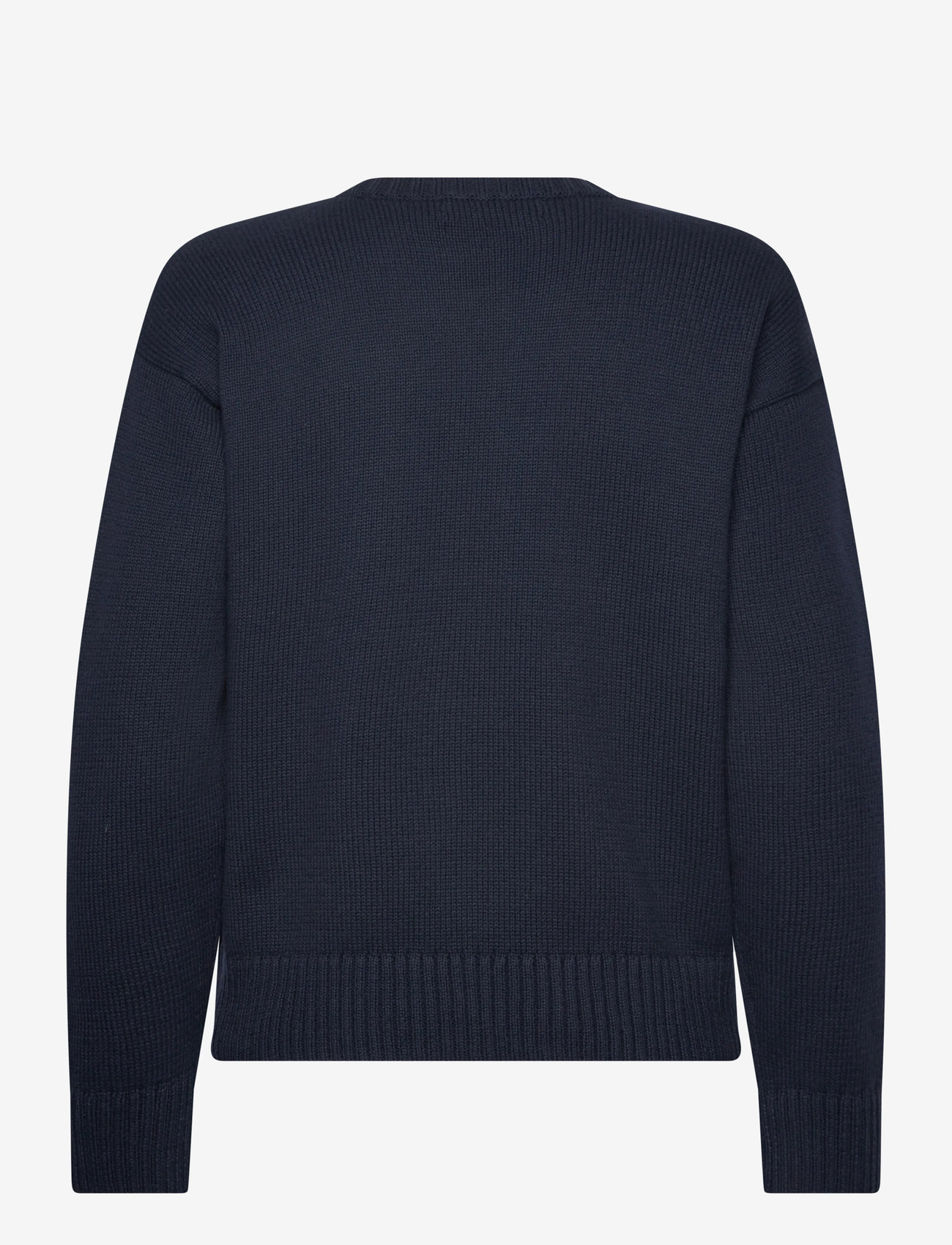 Lauren Ralph Lauren - Intarsia-Knit Dog Cotton Sweater - pullover - lauren navy - 1