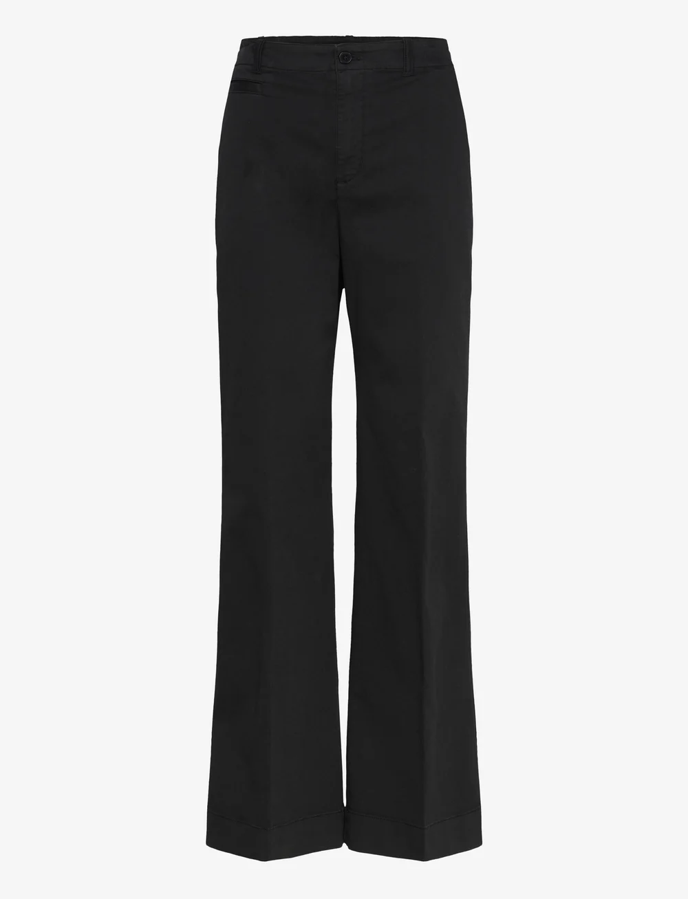 Lauren Ralph Lauren - Stretch Cotton Chino Flare Pant - flare bukser - black - 0