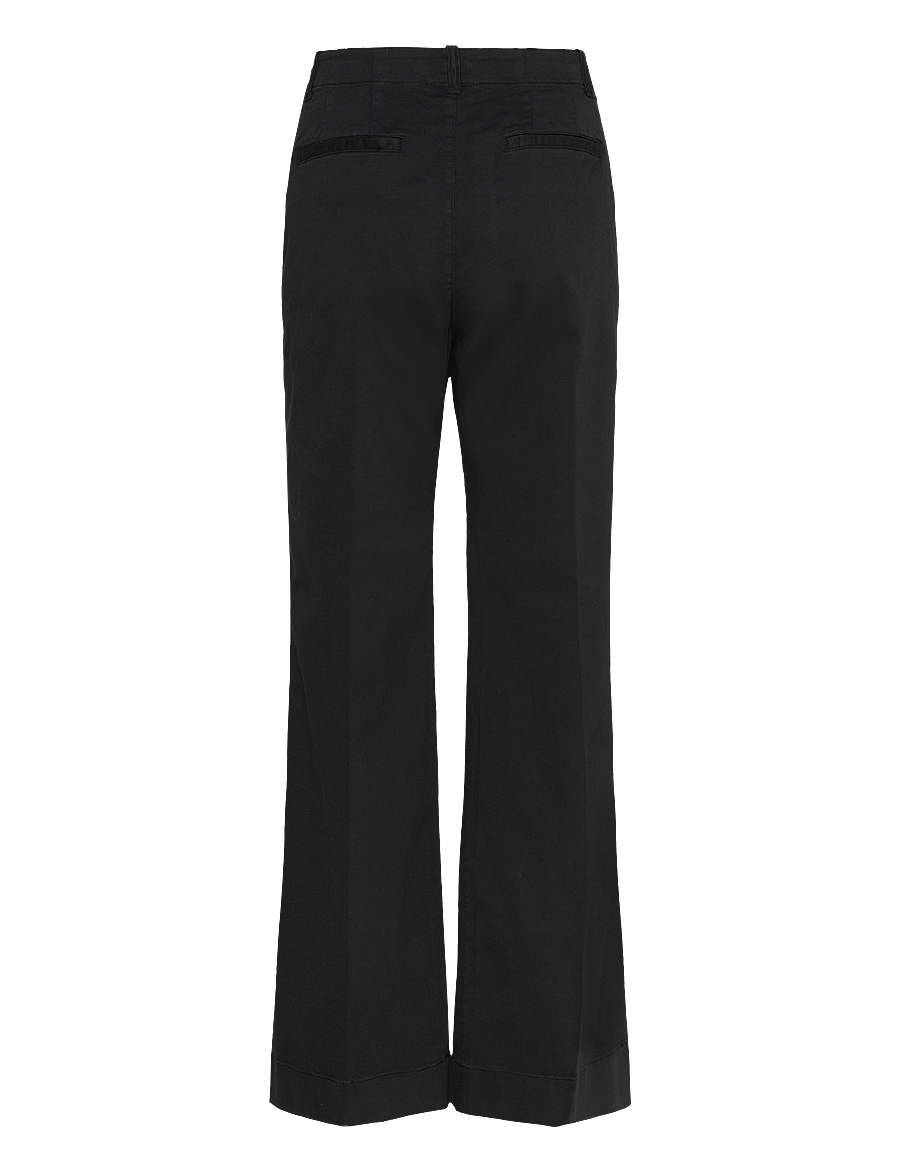 Lauren Ralph Lauren - Stretch Cotton Chino Flare Pant - schlaghosen - black - 1