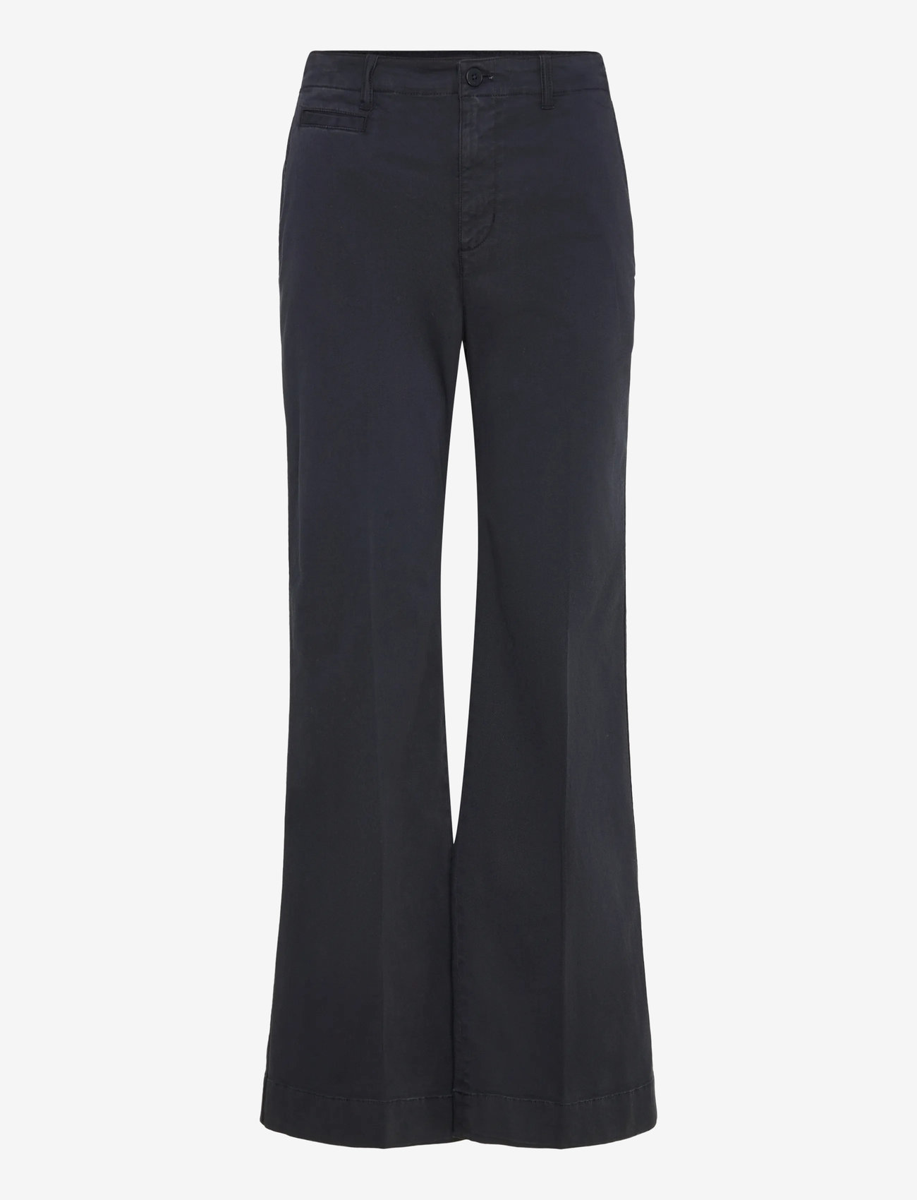 Lauren Ralph Lauren - Stretch Cotton Chino Flare Pant - alt laiad püksid - lauren navy - 0