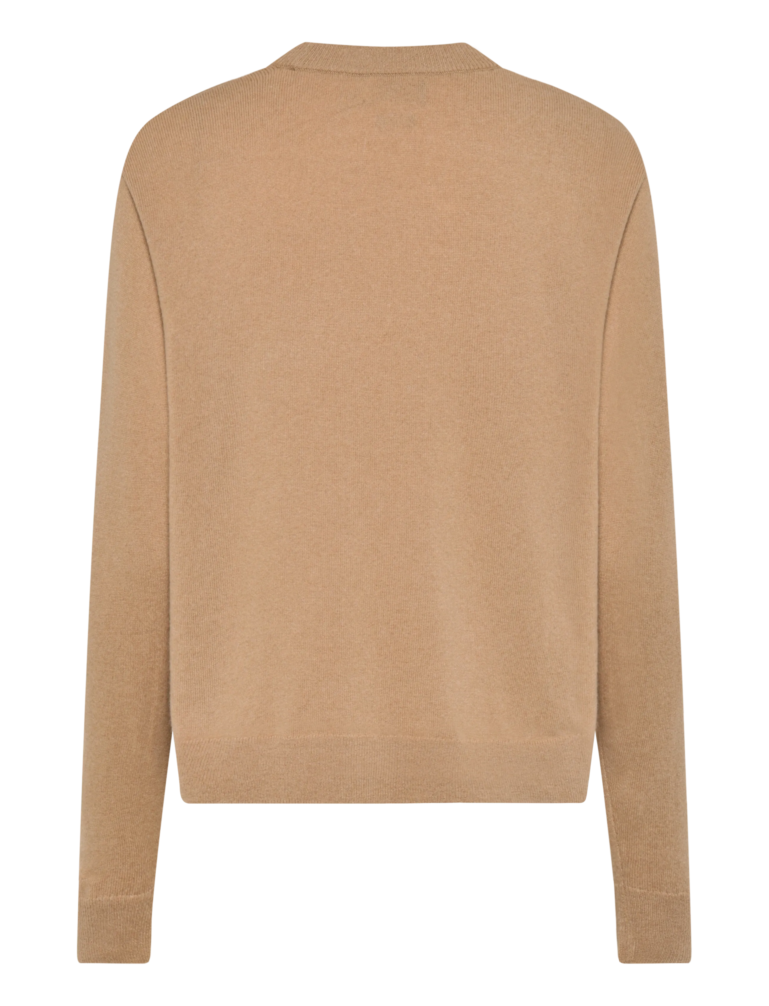 Lauren Ralph Lauren - Embroidered Cashmere Crewneck Sweater - cashmere - lauren camel - 3