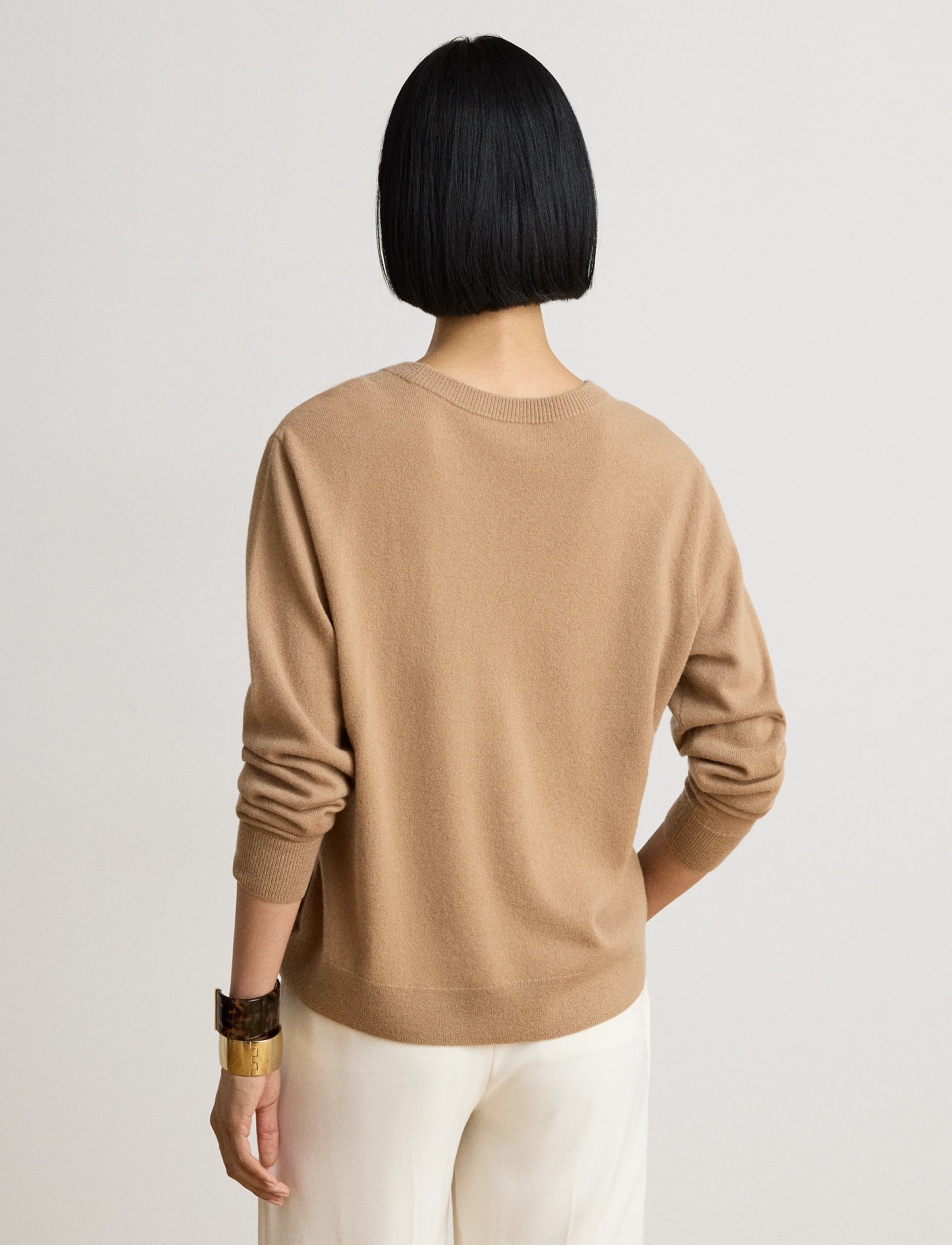 Lauren Ralph Lauren Embroidered Cashmere Crewneck Sweater stickade tröjor dam – bild 7