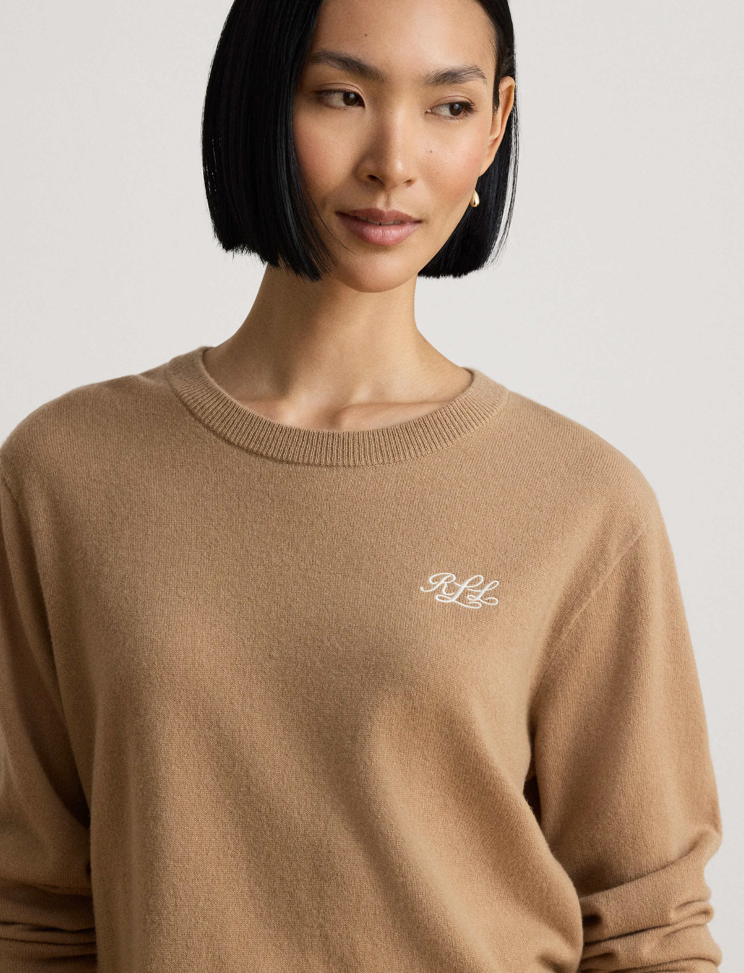Lauren Ralph Lauren Embroidered Cashmere Crewneck Sweater stickade tröjor dam – bild 8