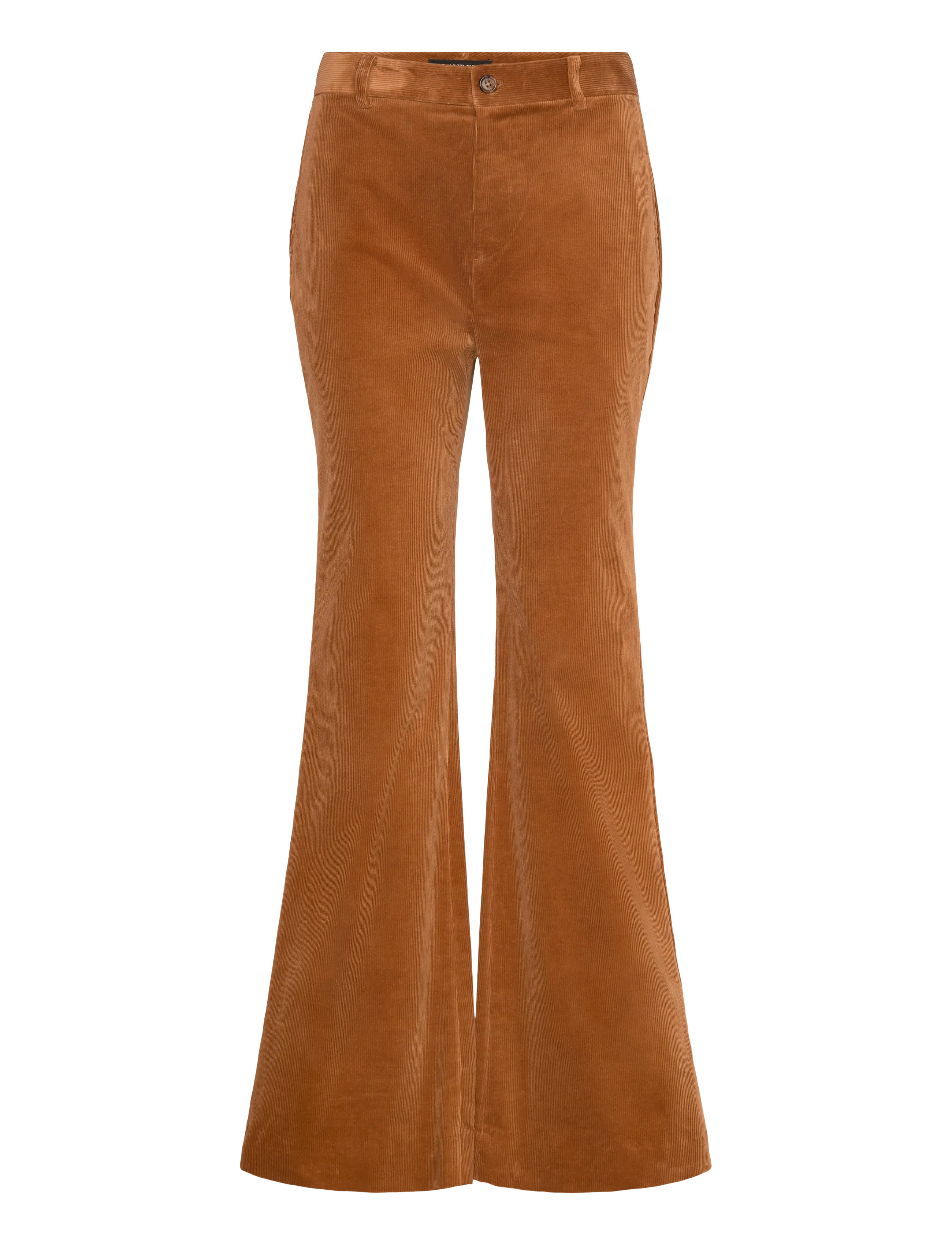 LAUREN RALPH LAUREN High-Rise Kordsamt Flare Hose Braun - 40 - Damen