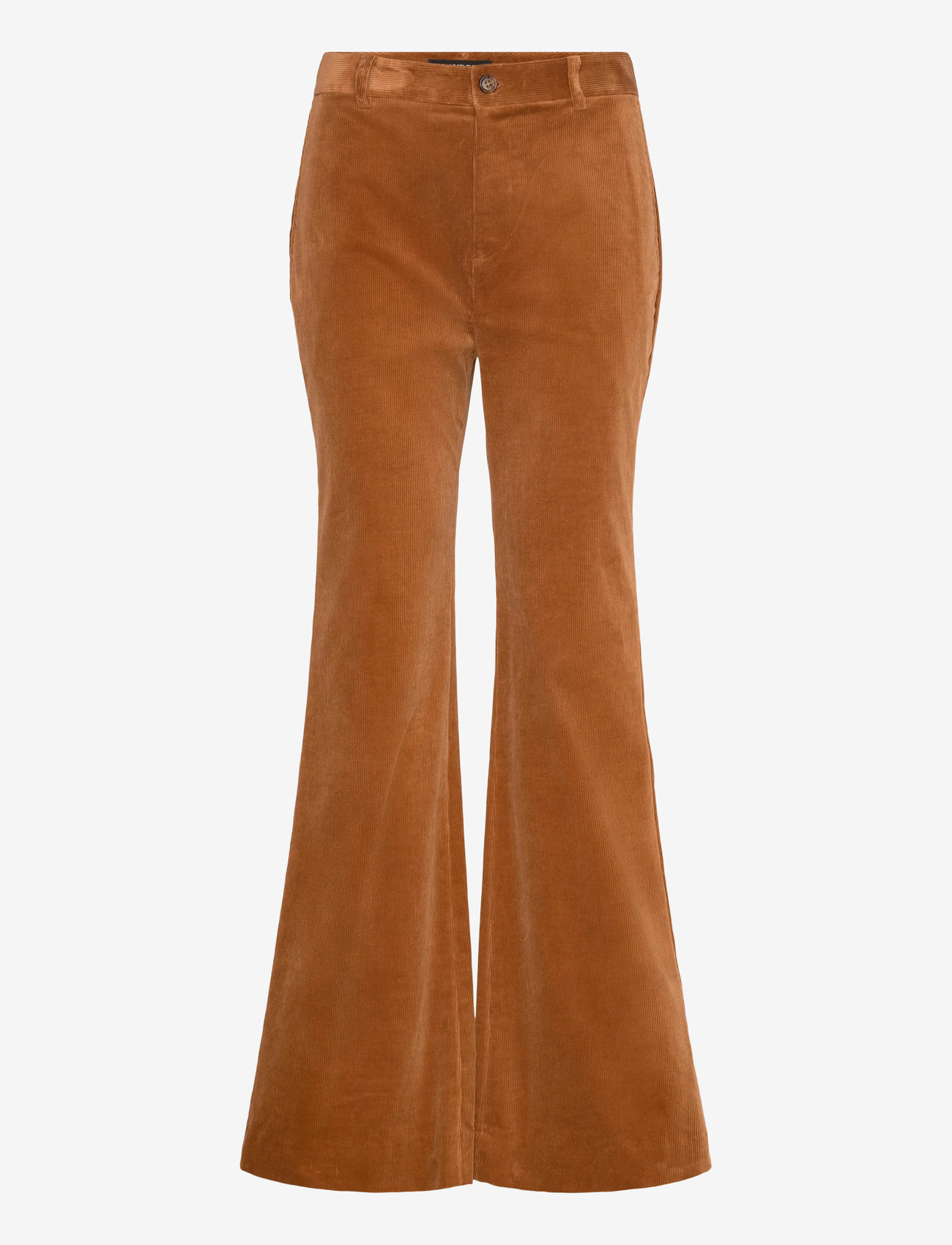 Lauren Ralph Lauren - High-Rise Corduroy Flare Pant - alt laiad püksid - cinnamon bark - 0
