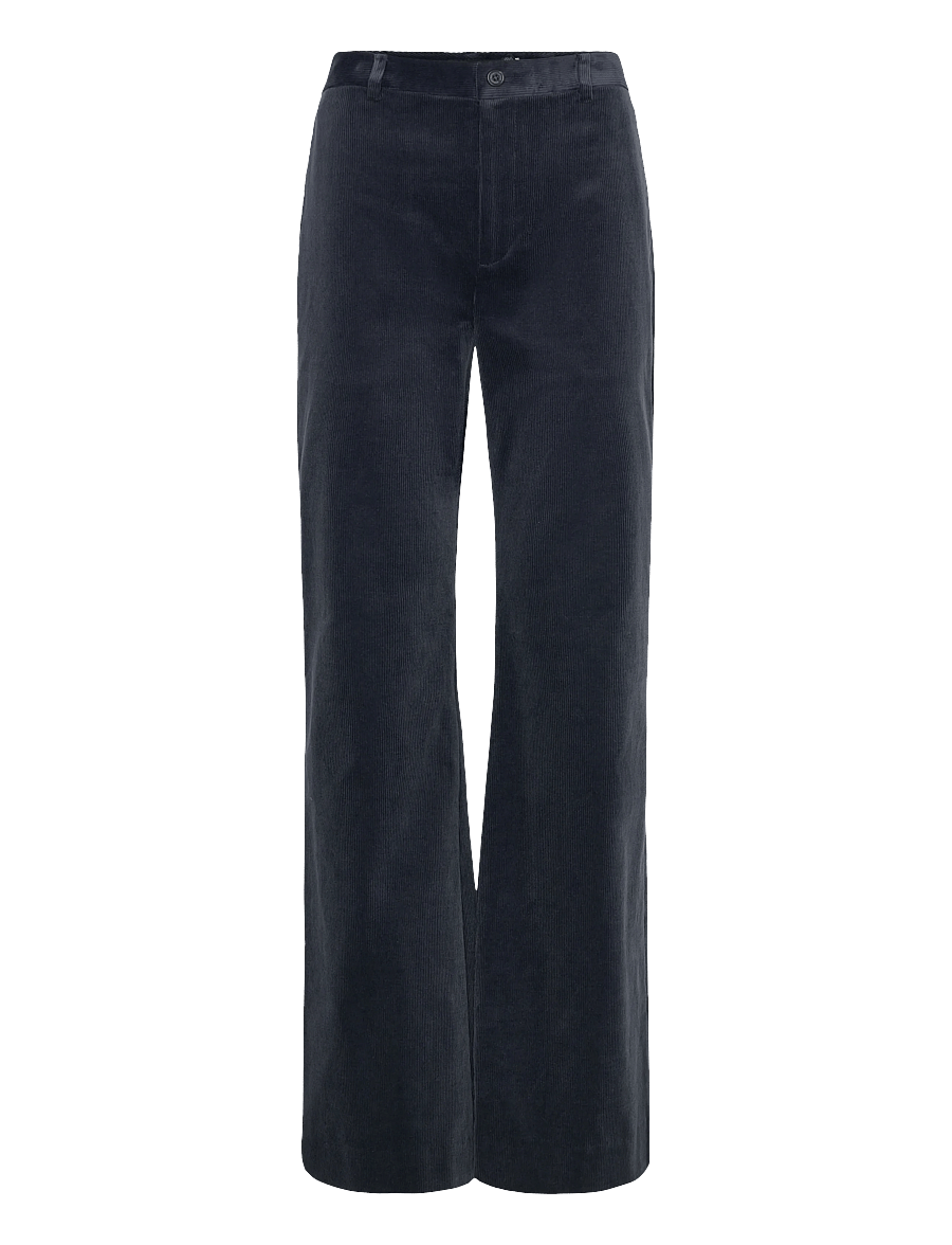 Lauren Ralph Lauren - High-Rise Corduroy Flare Pant - pantalons évasés - lauren navy - 0