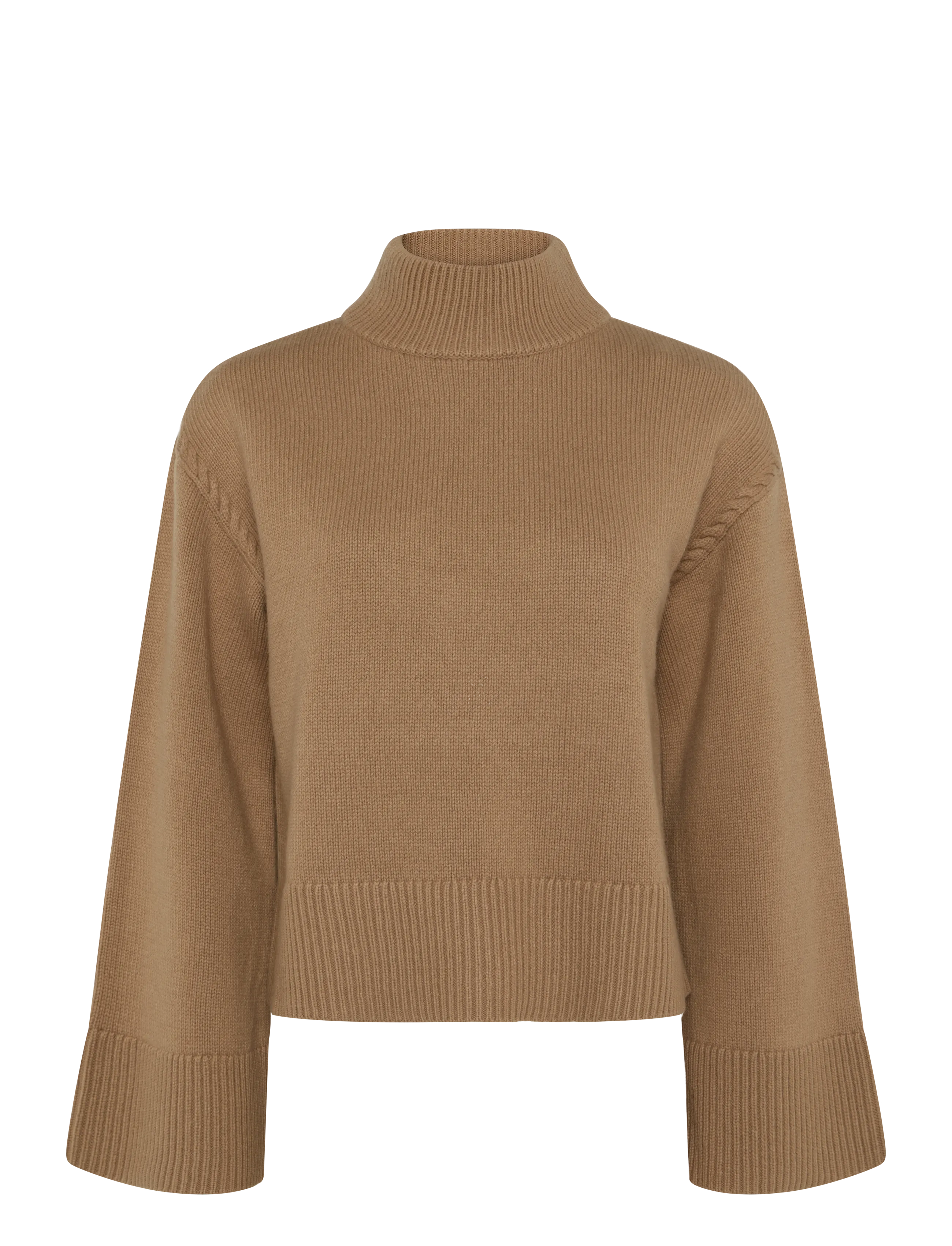 Lauren Ralph Lauren Halvpolotröja i ullblandning - Kläder - LAUREN CAMEL / brown
