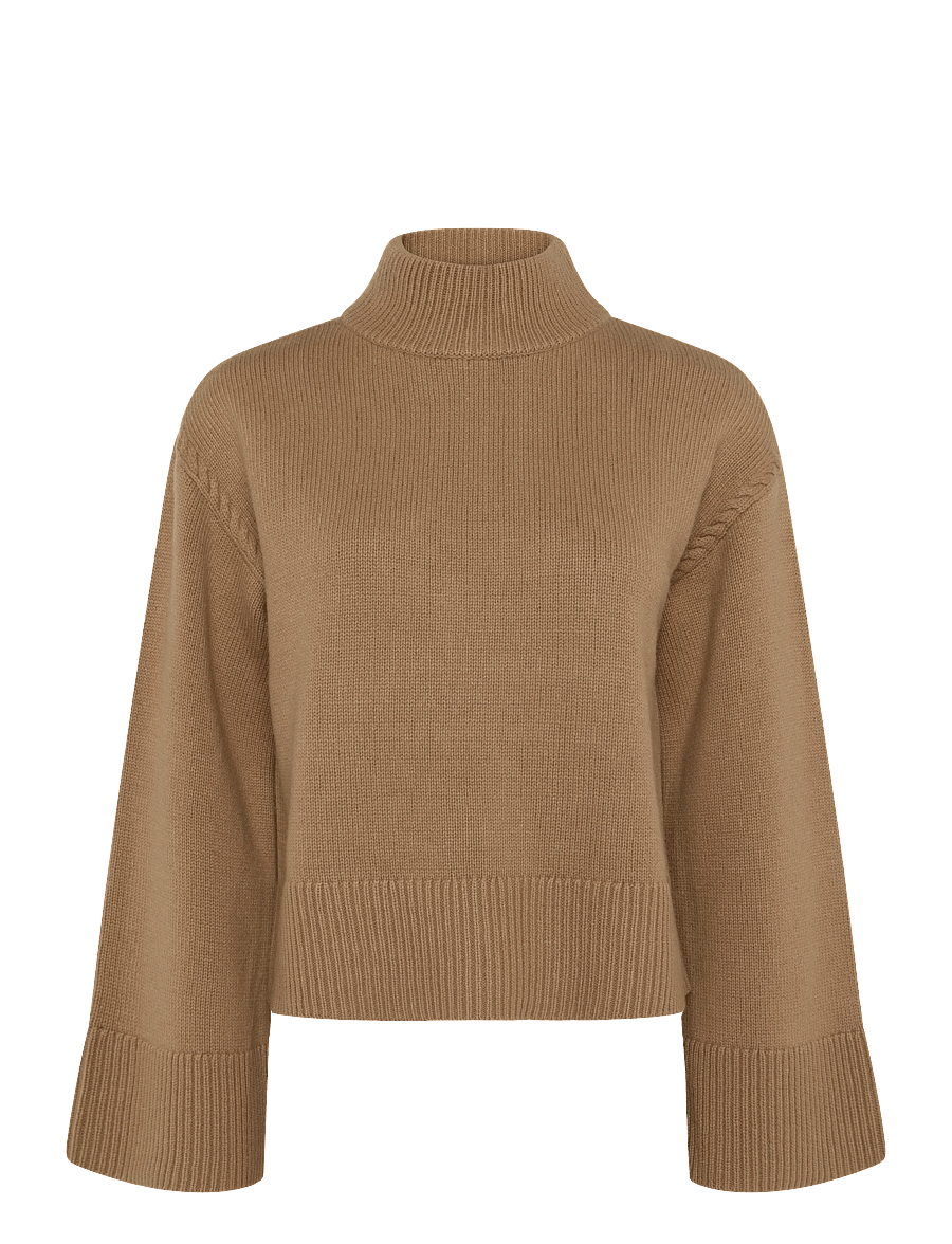 Lauren Ralph Lauren - Halvpolotröja i ullblandning - stickade tröjor - lauren camel - 2