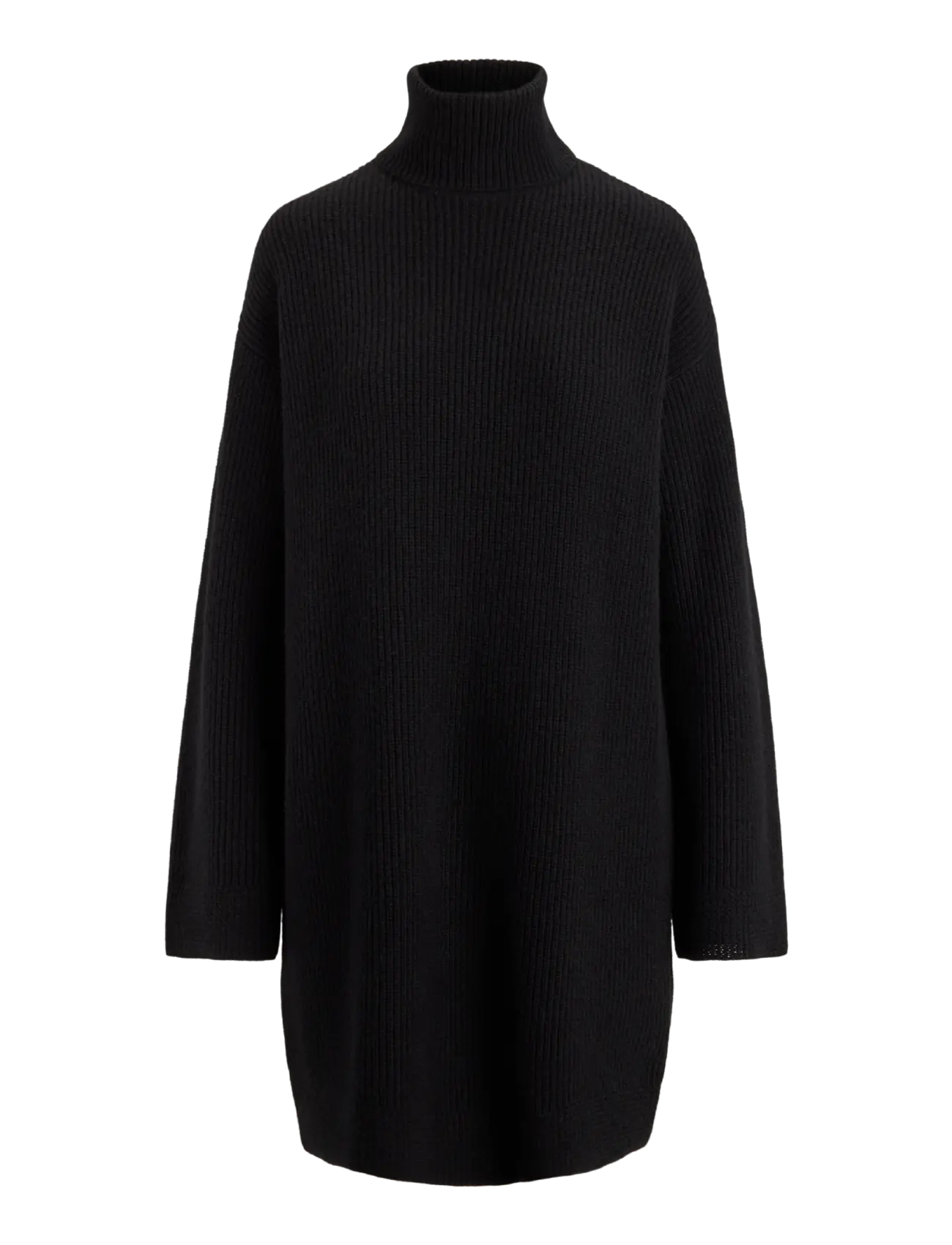 Lauren Ralph Lauren - WOOL CASHMERE-LS DRESS - kashmir - black - 1