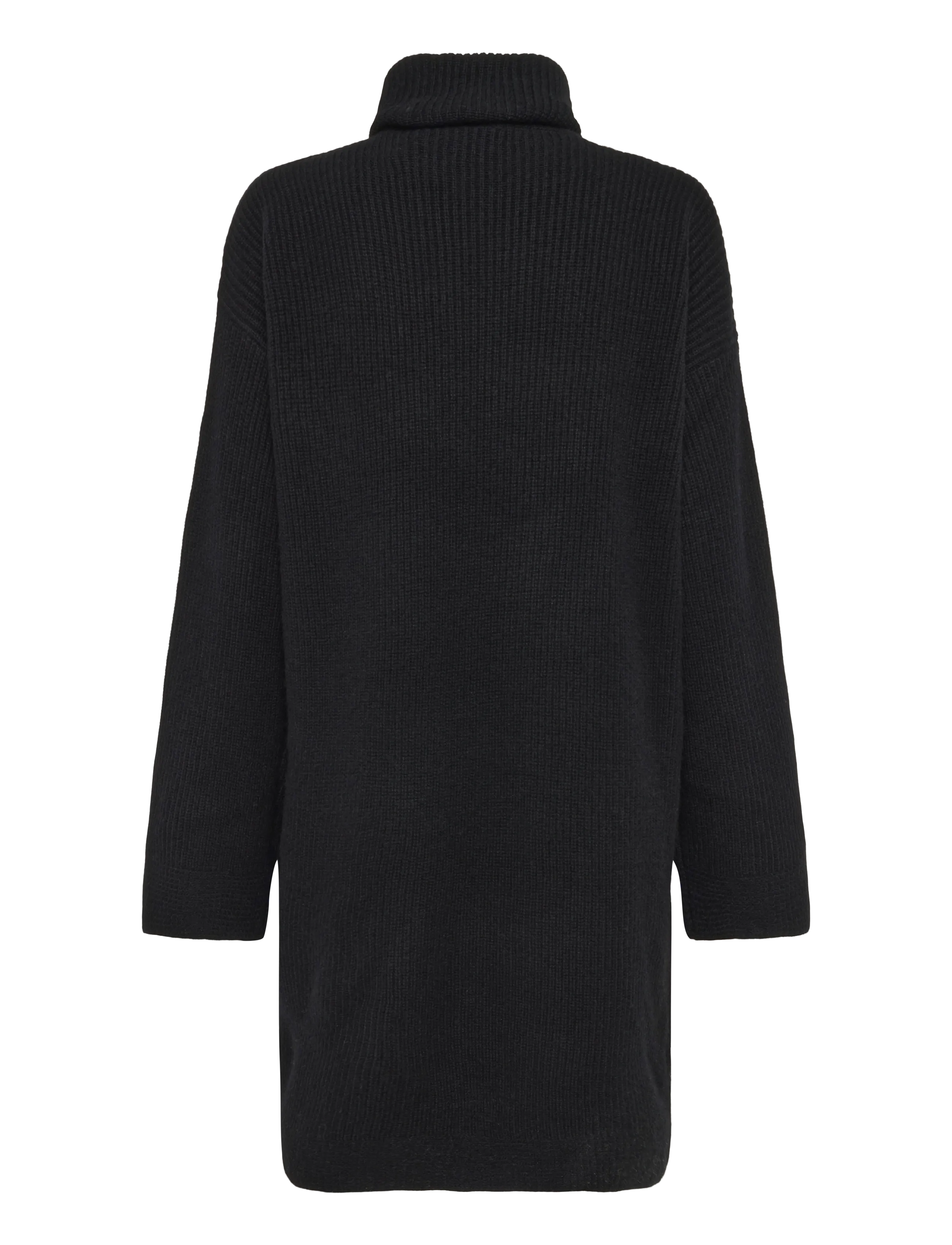Lauren Ralph Lauren - Wool-Cashmere Turtleneck Dress - kashmir - black - 2