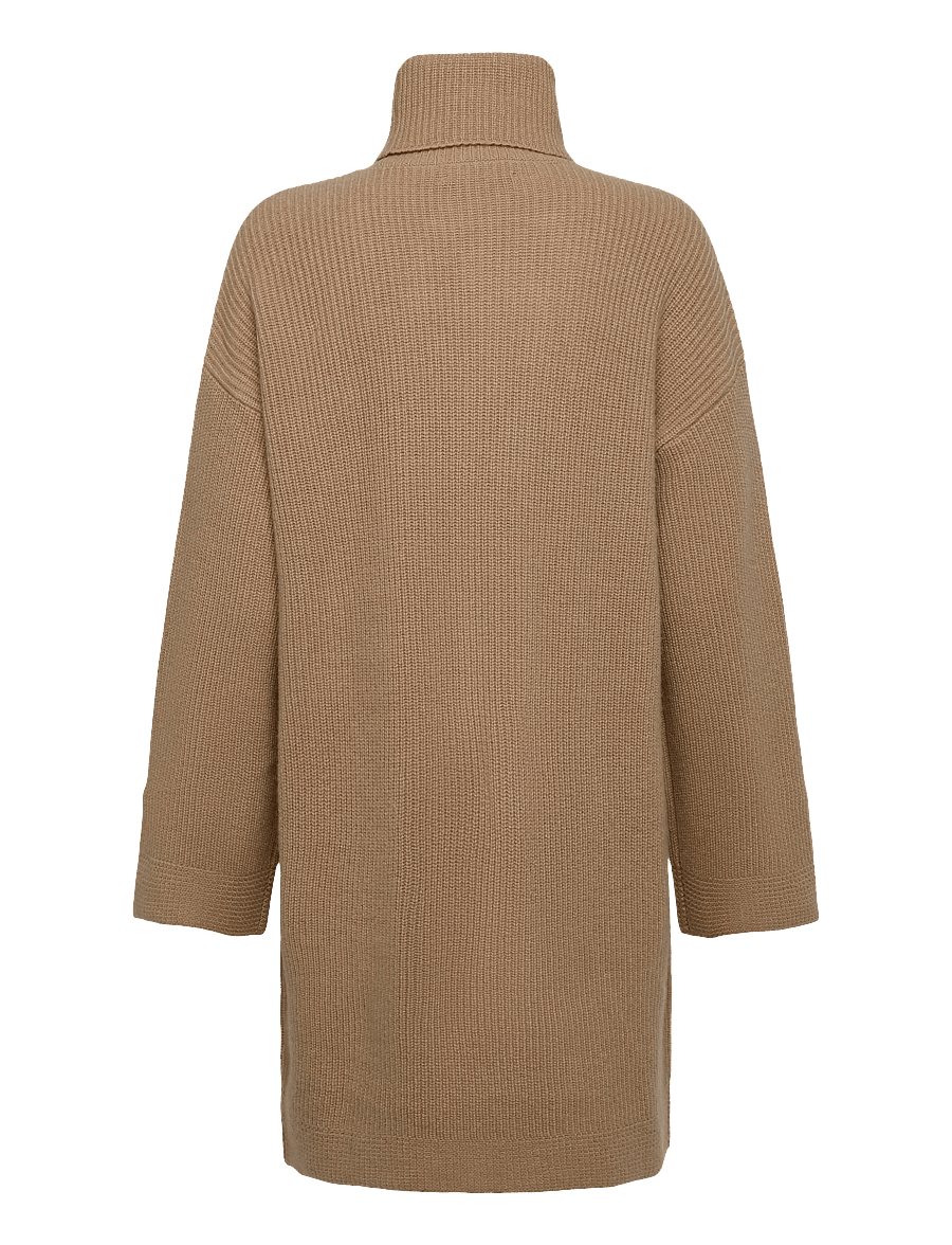 Lauren Ralph Lauren - Wool-Cashmere Turtleneck Dress - kashmir - lauren camel - 2