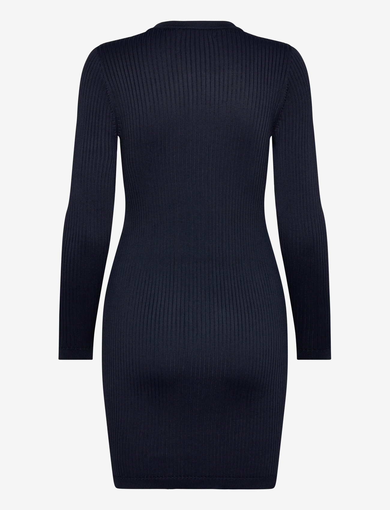 Lauren Ralph Lauren - Button-Trim Rib-Knit Sweater Dress - kootud kleidid - lauren navy - 1
