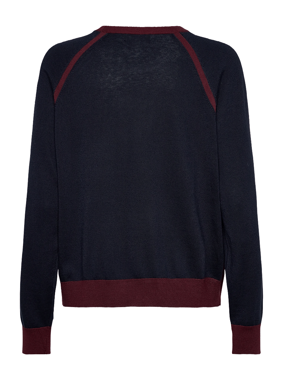 Lauren Ralph Lauren - Equestrian-Print Cotton-Blend Sweater - pullover - lauren navy multi - 2