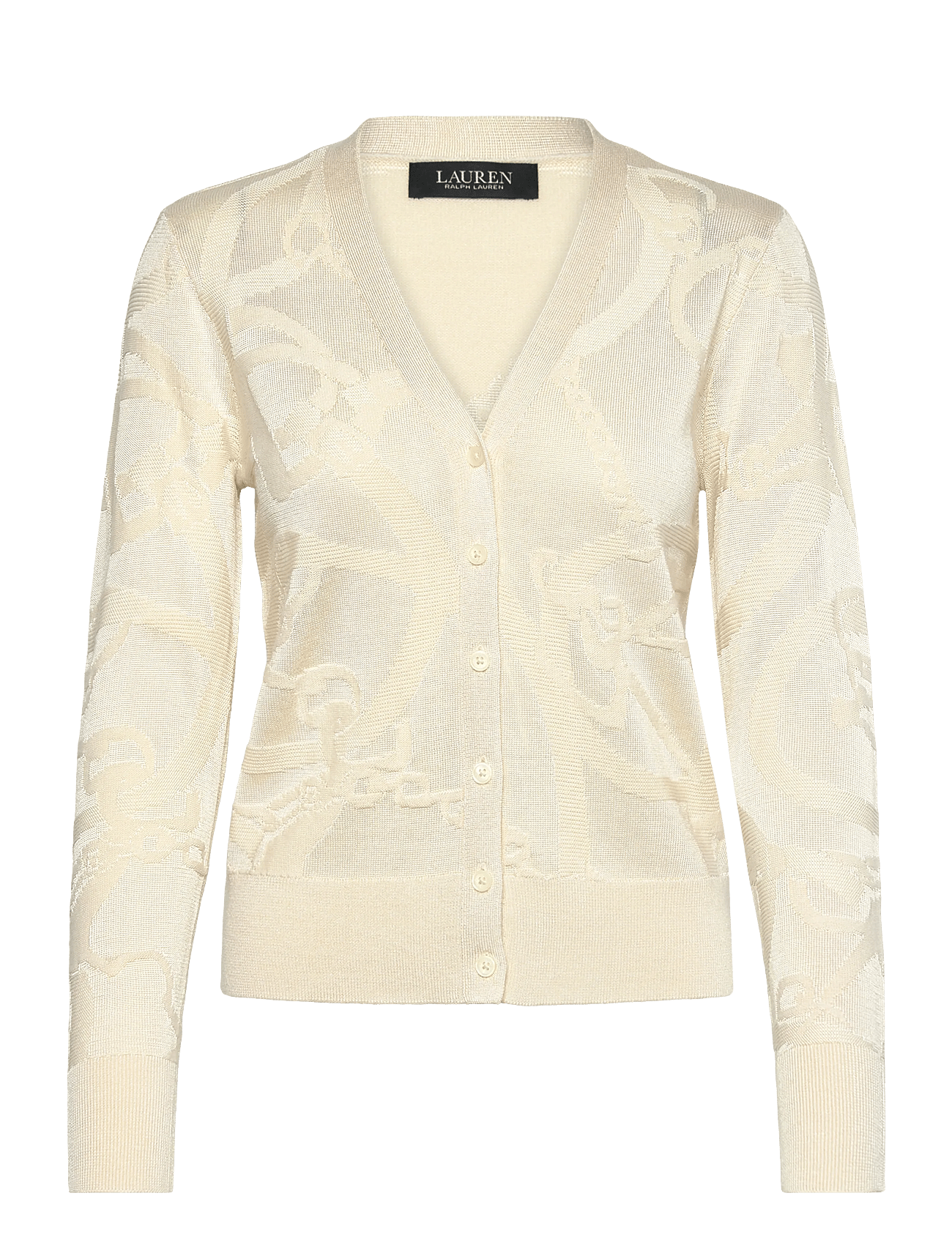 Lauren Ralph Lauren | Belting-Motif V-Neck Cardigan | L