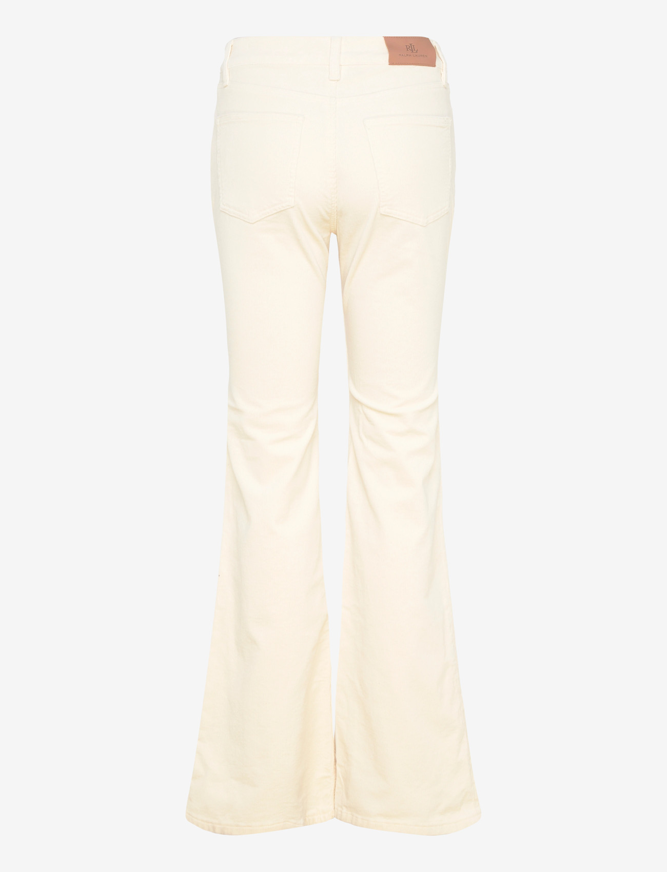 Lauren Ralph Lauren - High-Rise Corduroy Flare Pant - utsvängda jeans - mascarpone cream - 1