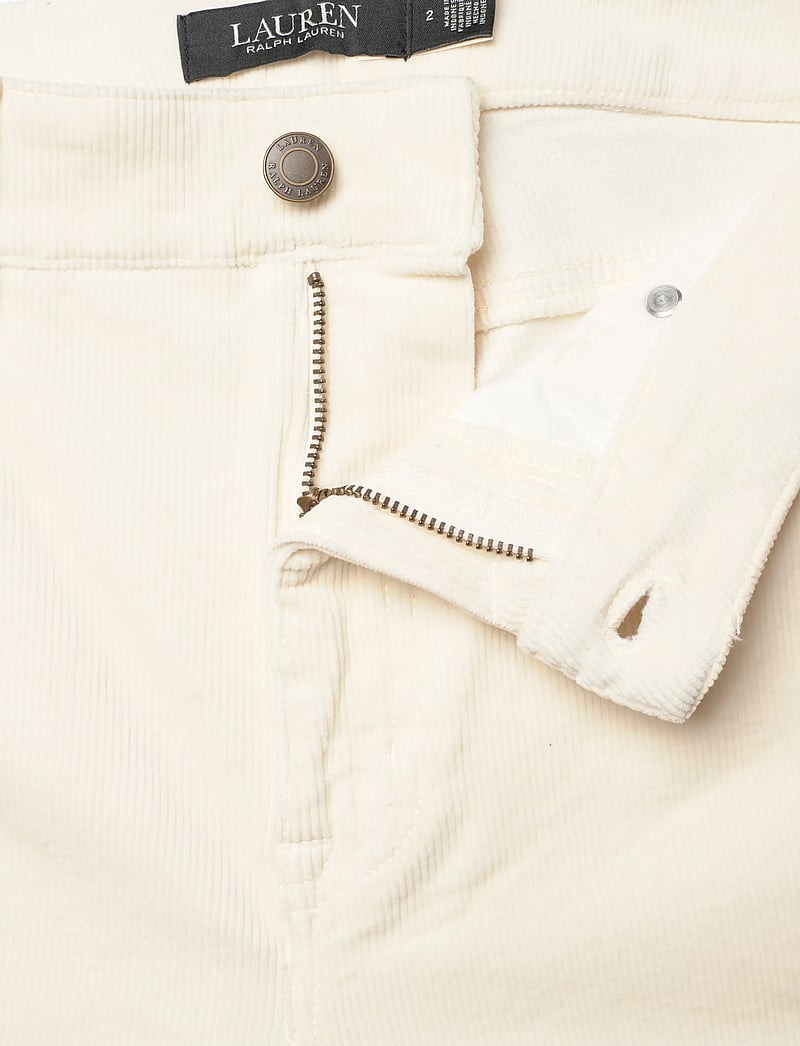 Lauren Ralph Lauren - High-Rise Corduroy Flare Pant - utsvängda jeans - mascarpone cream - 3