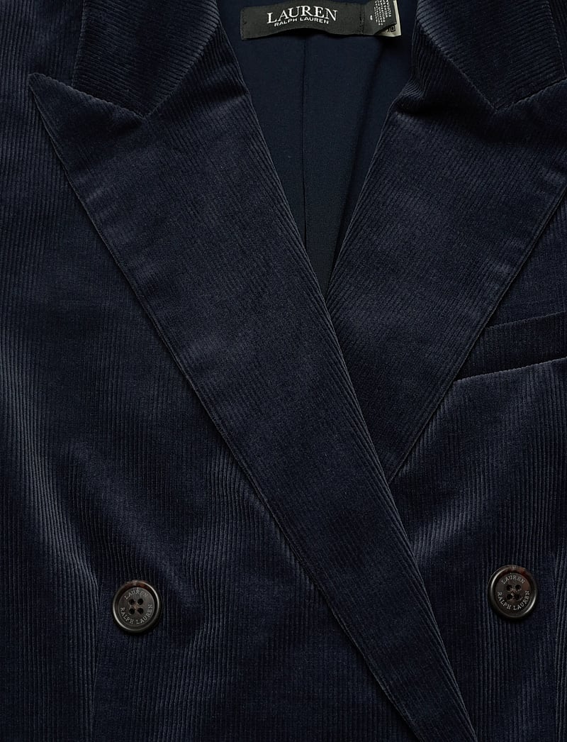 Lauren Ralph Lauren - Double-Breasted Corduroy Blazer - dubbelknäppta kavajer - lauren navy - 2