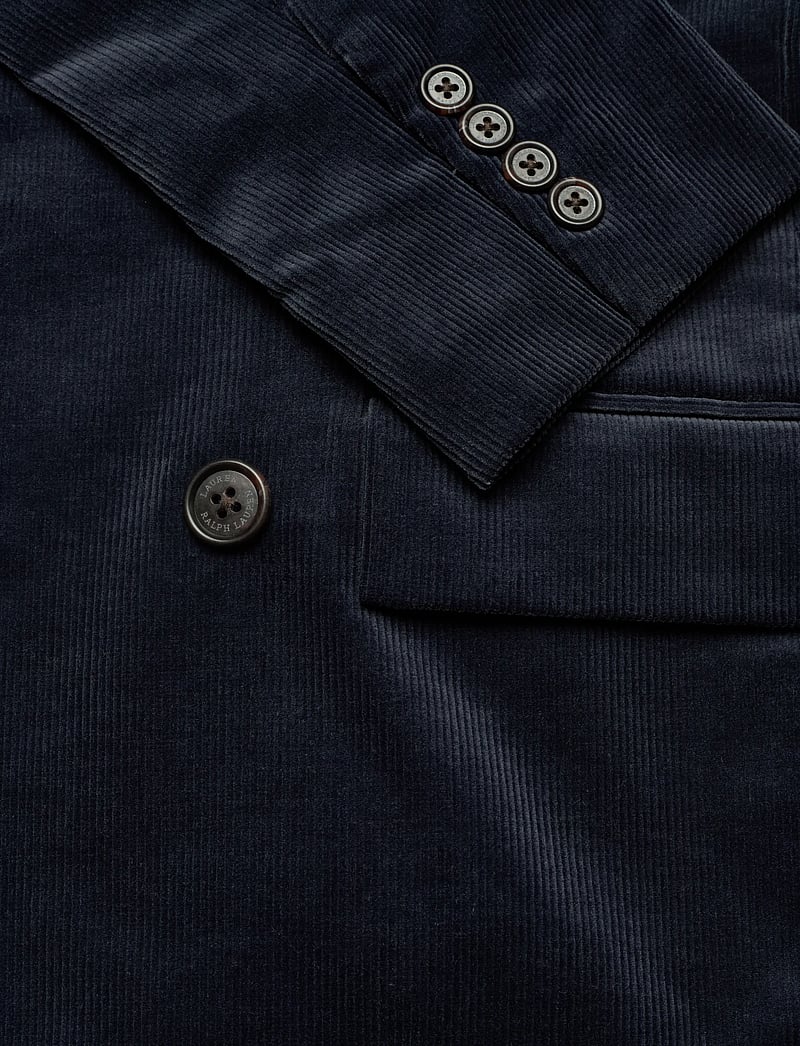 Lauren Ralph Lauren - Double-Breasted Corduroy Blazer - dubbelknäppta kavajer - lauren navy - 3