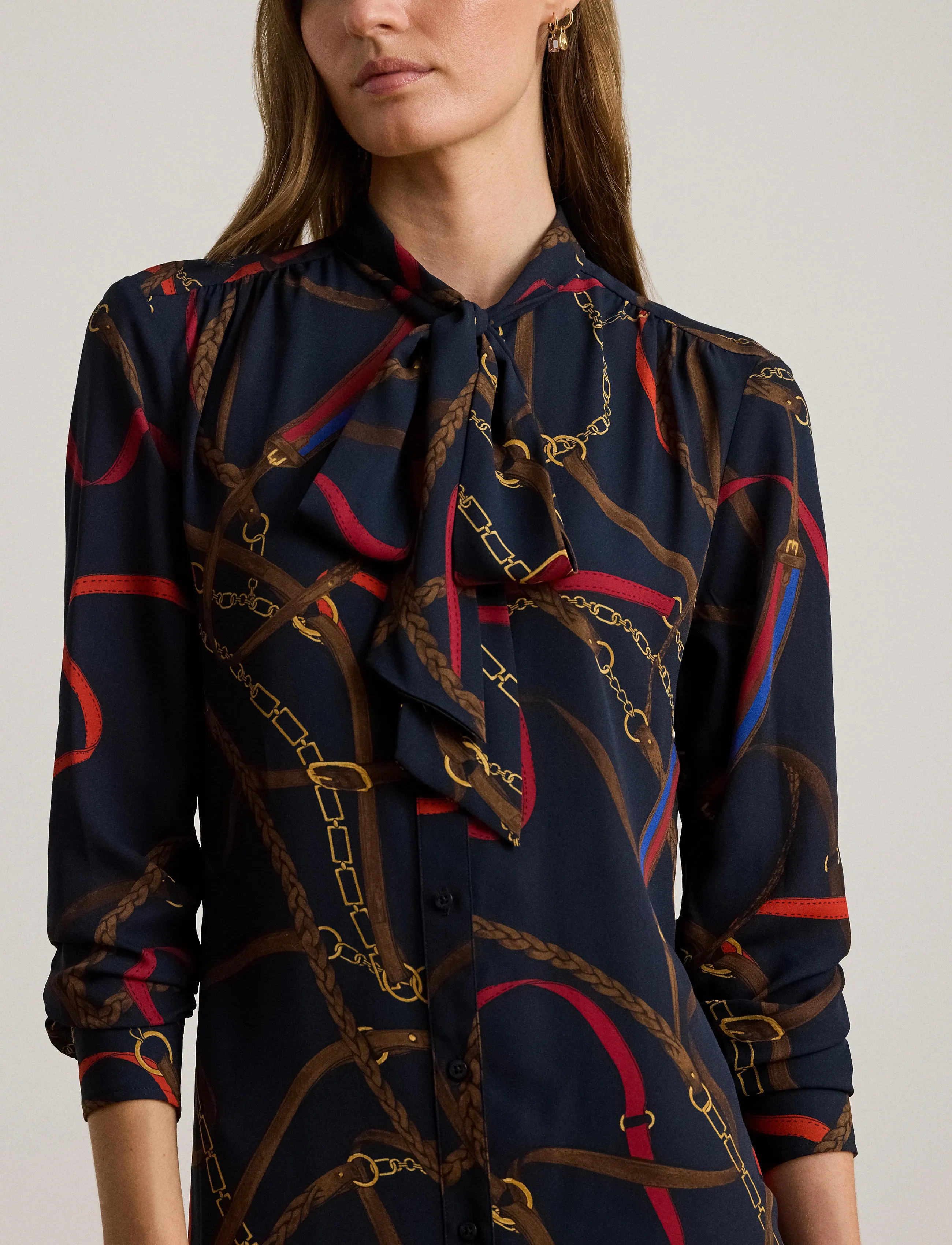 Lauren Ralph Lauren Drapey Poly Ggt 122-Dress skjortklänningar dam – bild 3