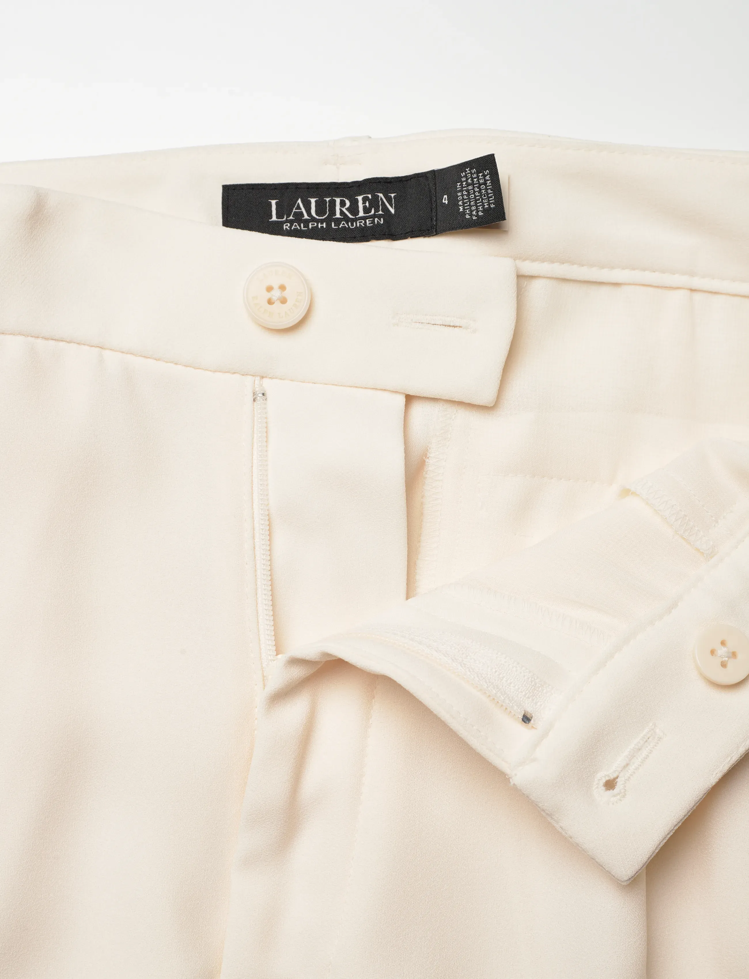 Lauren Ralph Lauren Double-faced Georgette Wide-leg Pant