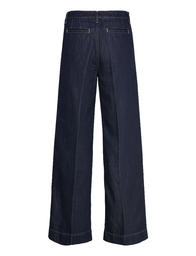Lauren Ralph Lauren - Pleated High-Rise Wide-Leg Jean - leveälahkeiset farkut - vayra wash - 2