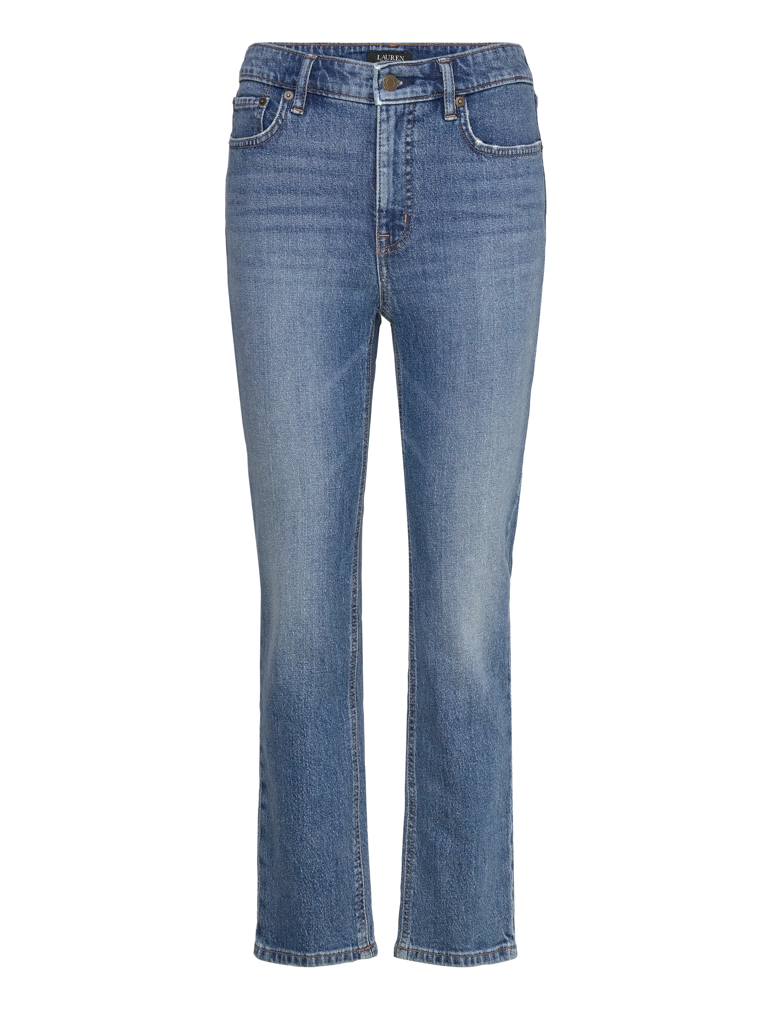 High-Rise Straight Ankle Jean - GALVIN WASH