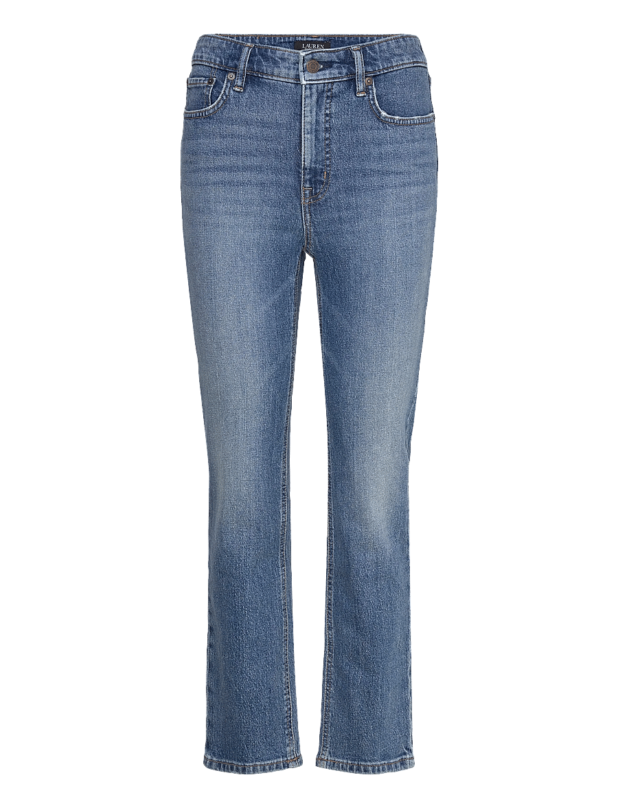 Lauren Ralph Lauren - High-Rise Straight Ankle Jean - gerade jeans - galvin wash - 1