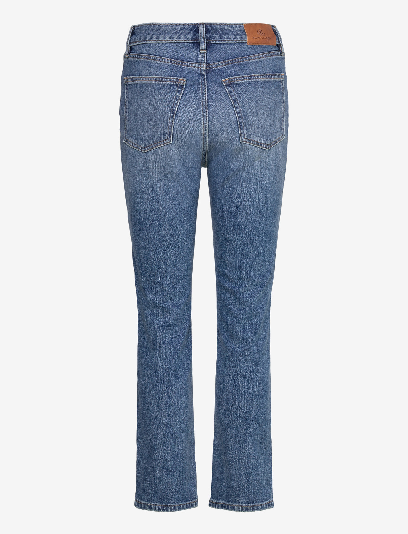 Lauren Ralph Lauren - High-Rise Straight Ankle Jean - straight jeans - galvin wash - 1