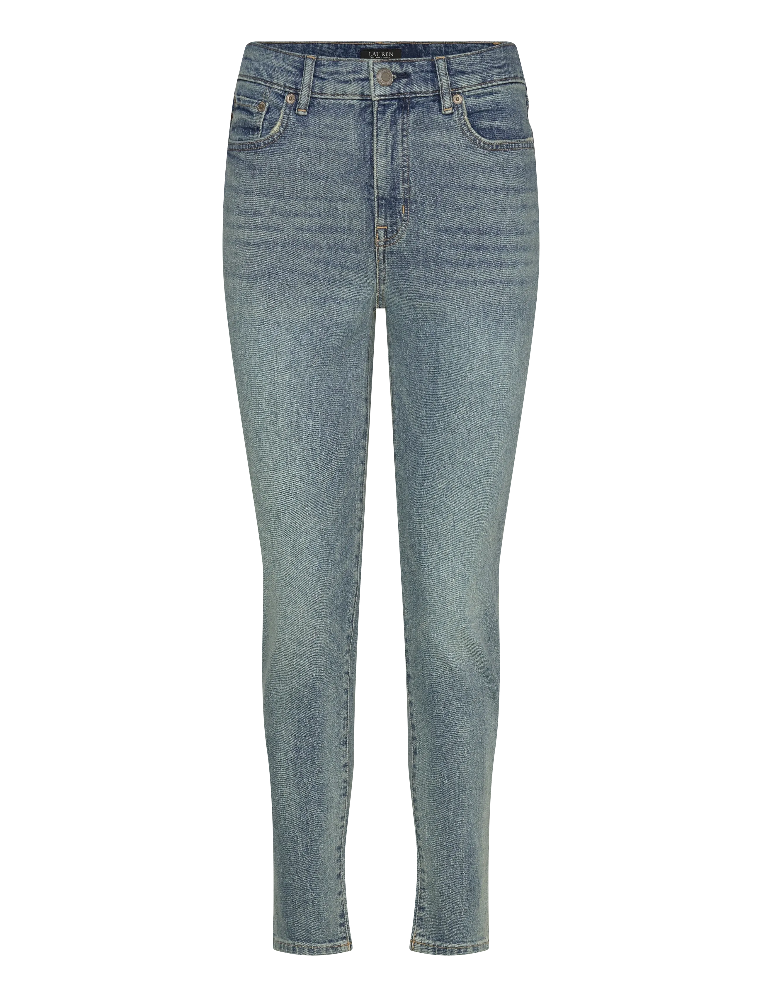 Lauren Ralph Lauren High-Rise Skinny Ankle Jean - Nyheter - ODWIN WASH / blue