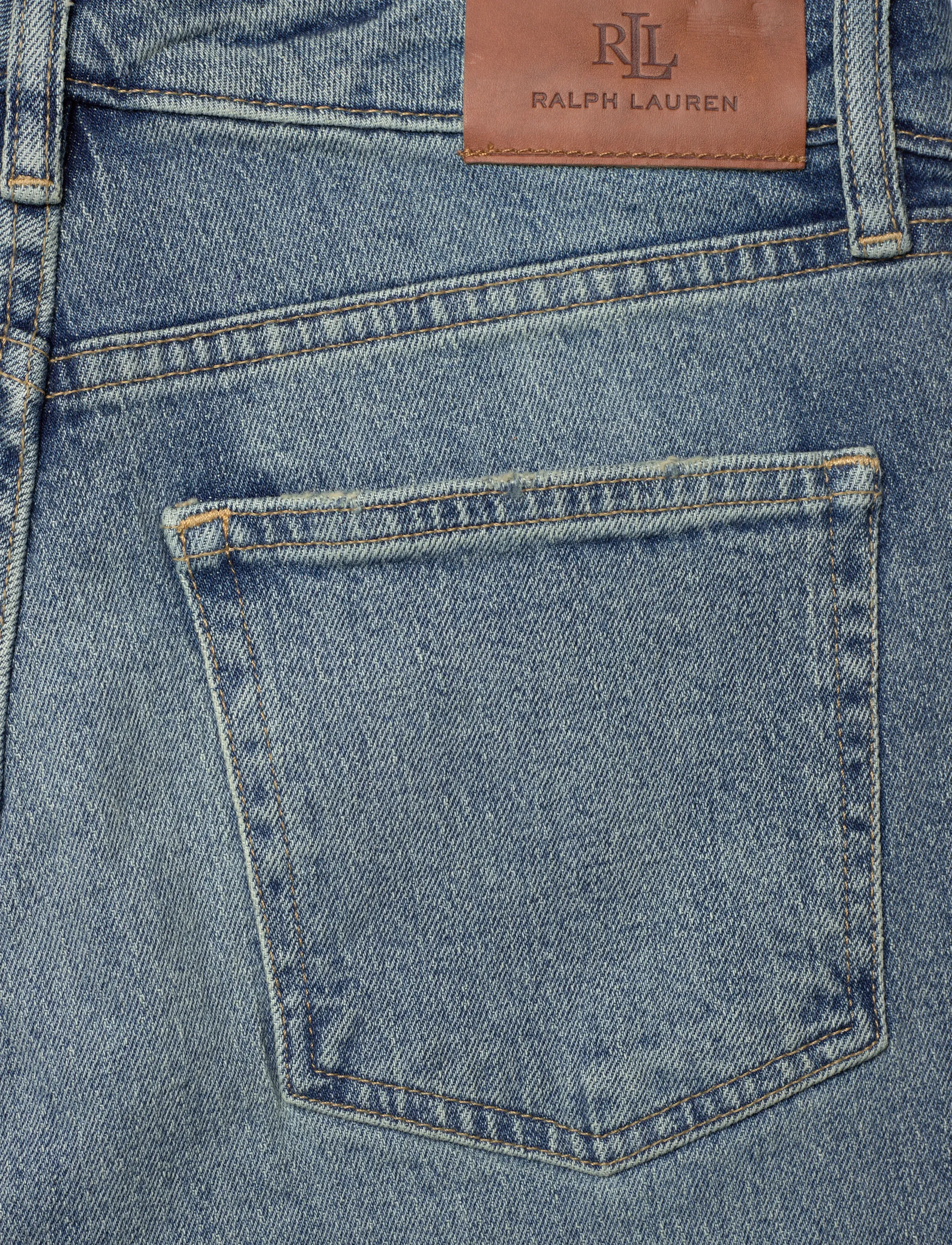 Lauren Ralph Lauren - High-Rise Skinny Ankle Jean - skinny jeans - odwin wash - 5