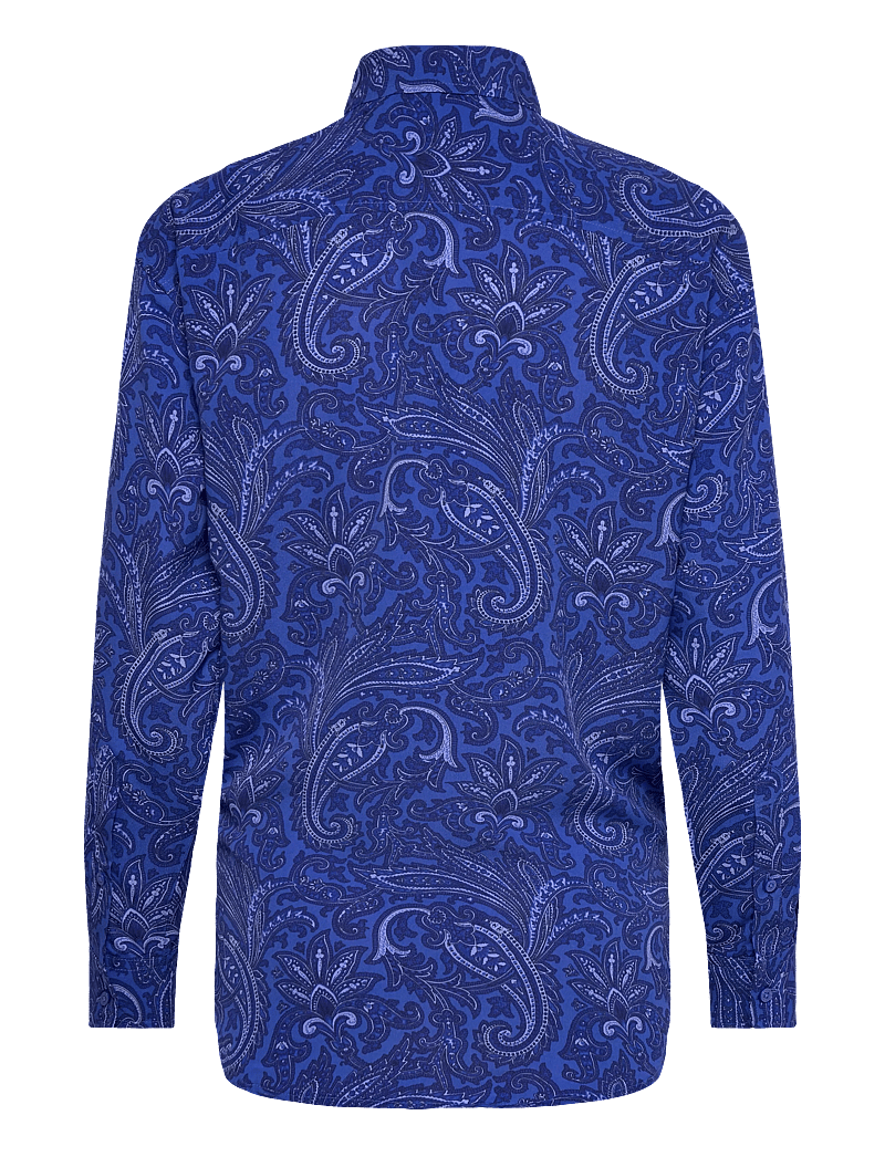 Lauren Ralph Lauren - Relaxed Fit Paisley Crepe Shirt - pikkade varrukatega särgid - blue multi - 1