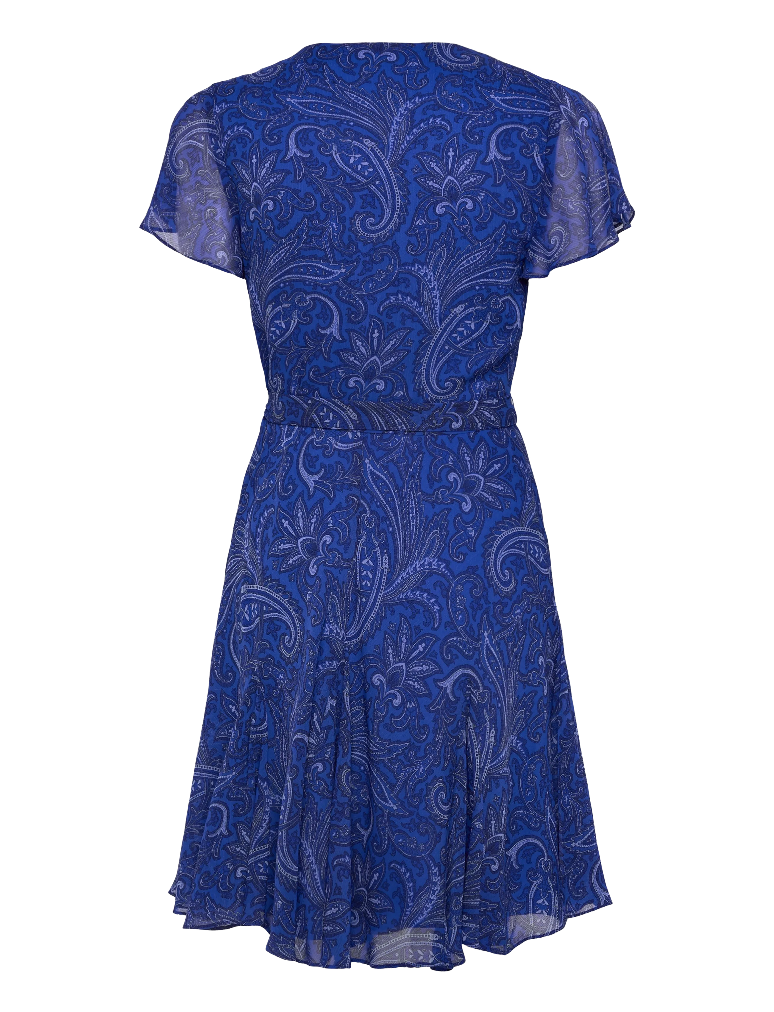 Lauren Ralph Lauren - POLY CRINKLE GGT 58-DRESS - susiaučiamos suknelės - blue multi - 2