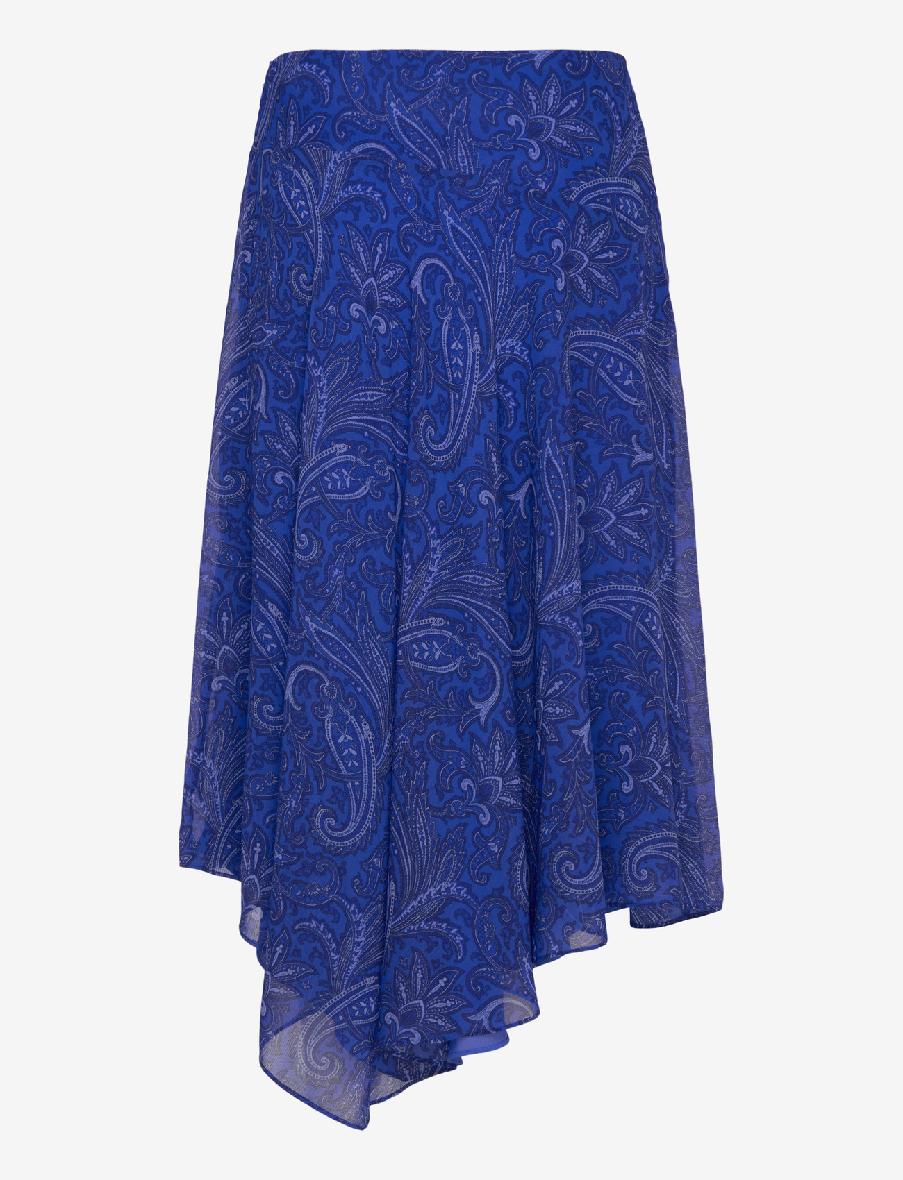 Lauren Ralph Lauren - Paisley Georgette Handkerchief Skirt - spódnice do kolan i midi - blue multi - 2
