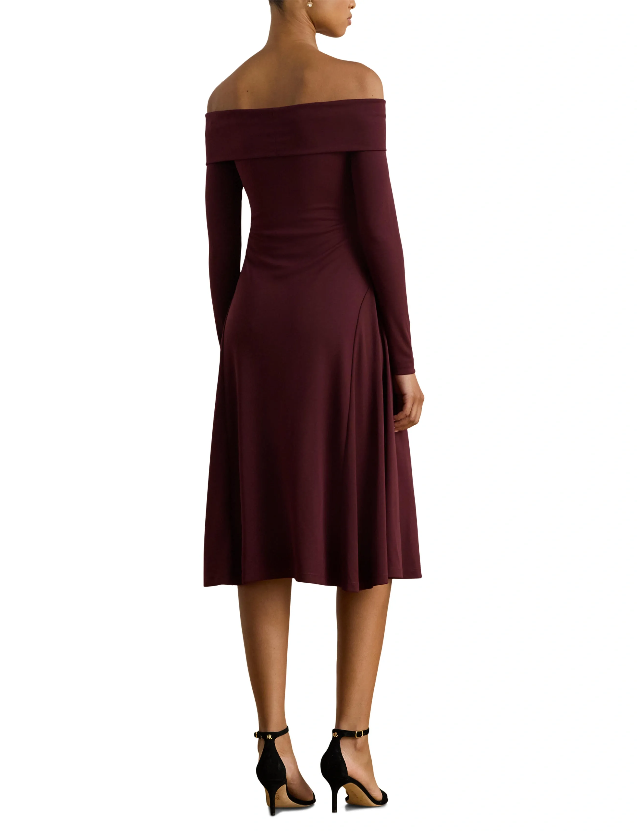 Twist-Front Off-The-Shoulder Dress 4