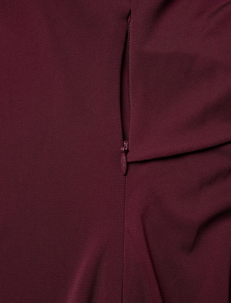 Lauren Ralph Lauren - Twist-Front Off-the-Shoulder Dress - festkjoler - dark garnet - 3