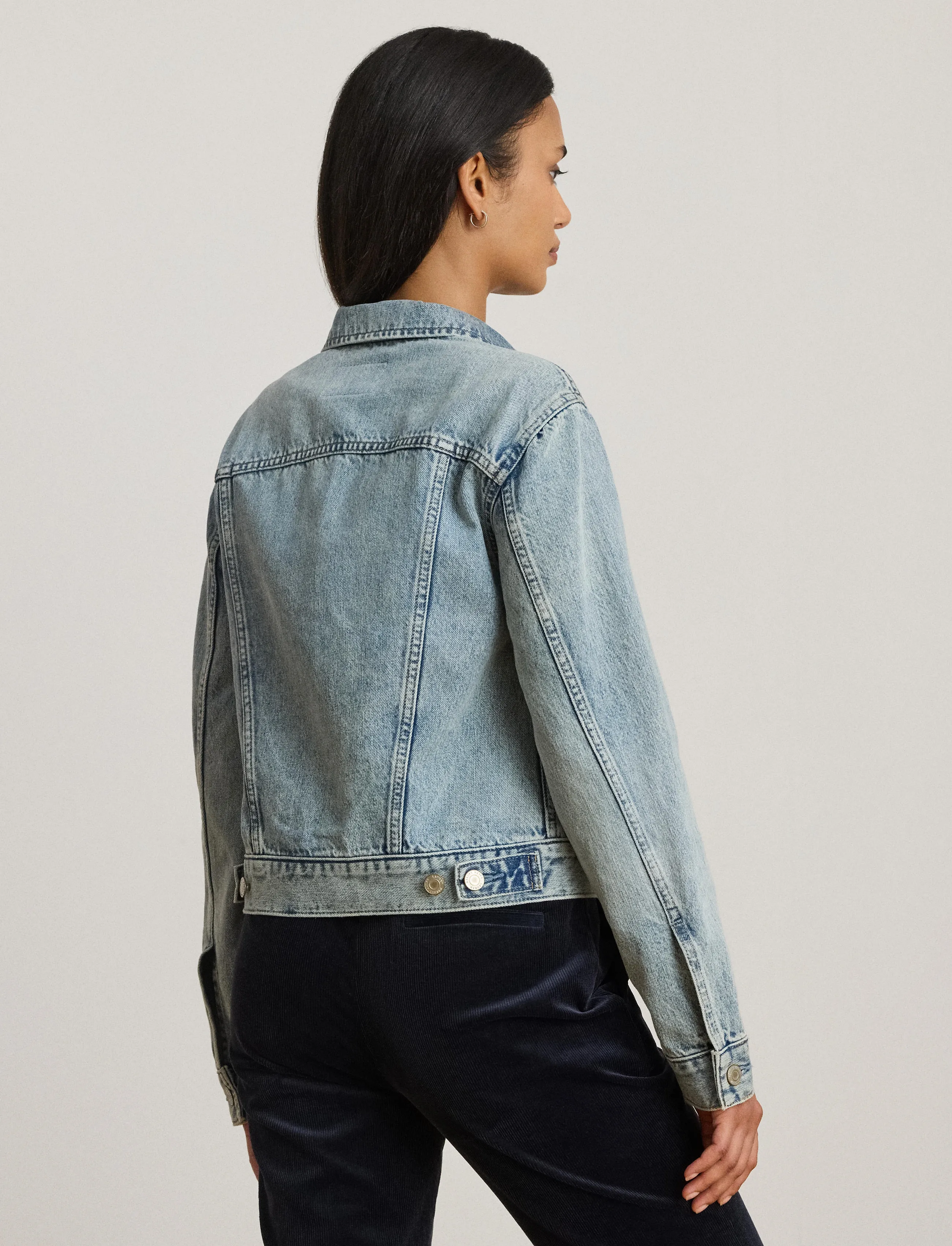 Lauren Ralph Lauren - Denim Trucker Jacket - frühlingsjacken - odwin wash - 3
