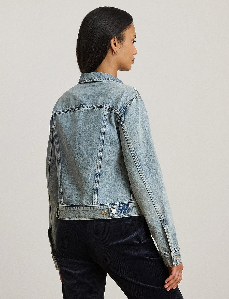 Lauren Ralph Lauren - Denim Trucker Jacket - frühlingsjacken - odwin wash - 3