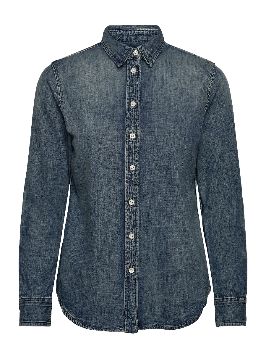 Lauren Ralph Lauren - Classic Fit Denim Shirt - jeanshemden - odwin wash - 1