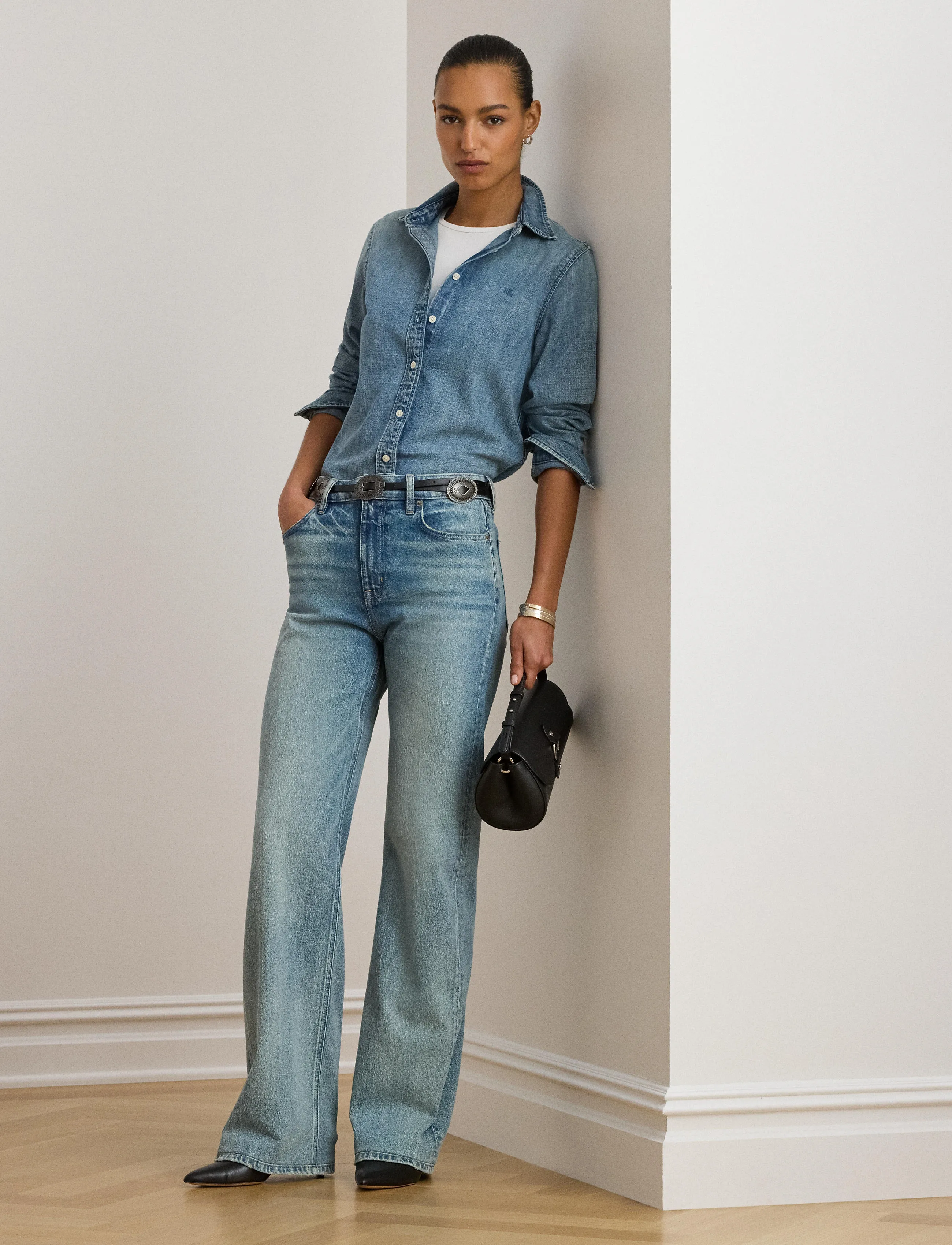 Lauren Ralph Lauren - Classic Fit Denim Shirt - jeanshemden - odwin wash - 5