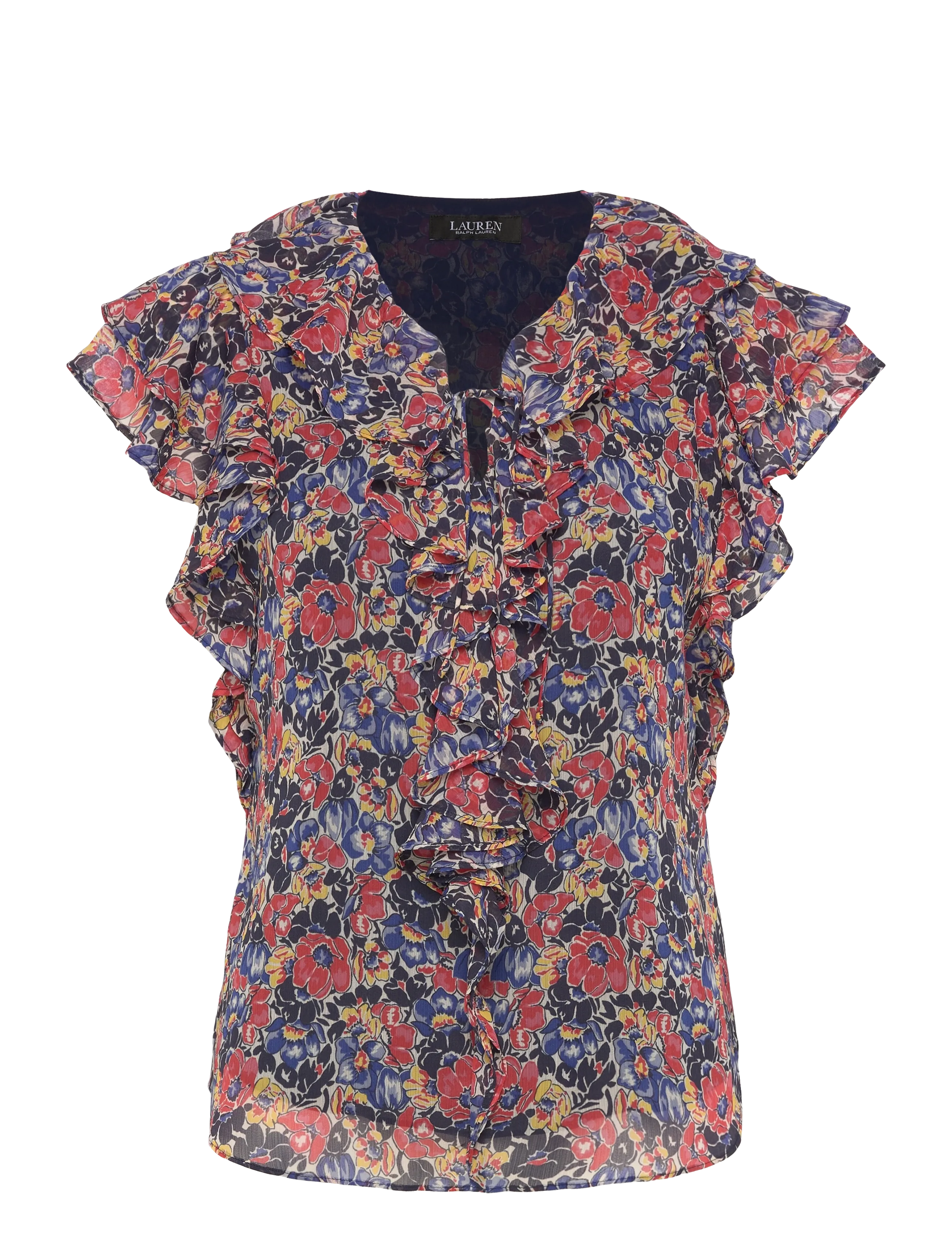 Lauren Ralph Lauren 200P08674001 - Blusar & Skjortor - CREAM/RED/BLUE / multi