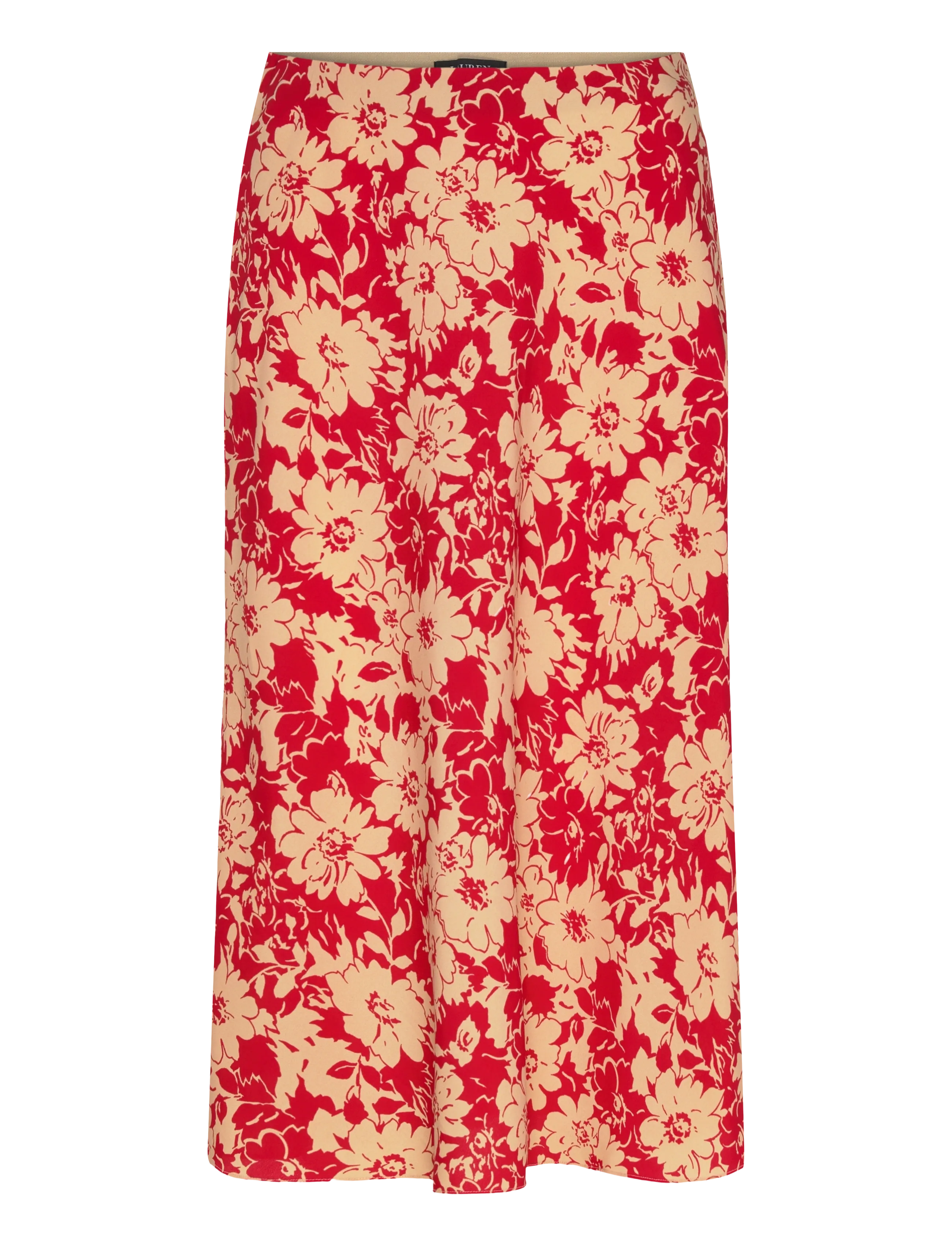 Lauren Ralph Lauren POLY CDC 79-WVN-SKIRT - Transitional Layering - RED/TAN / red
