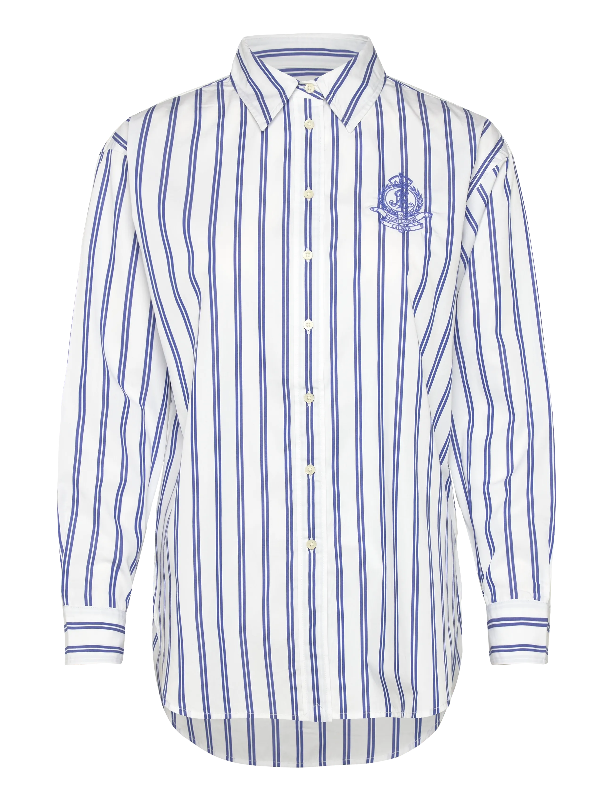 Lauren Ralph Lauren Y/D 70'S BROADCLOTH-WVN-SHIRT - Tøj - BLUE/WHITE MULTI / blue