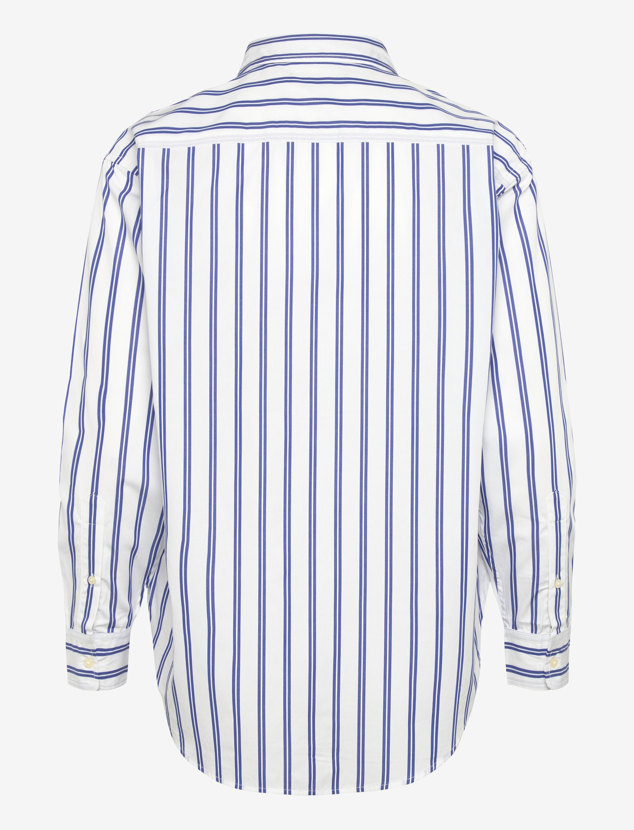 Lauren Ralph Lauren - Y/D 70'S BROADCLOTH-WVN-SHIRT - långärmade skjortor - blue/white multi - 1