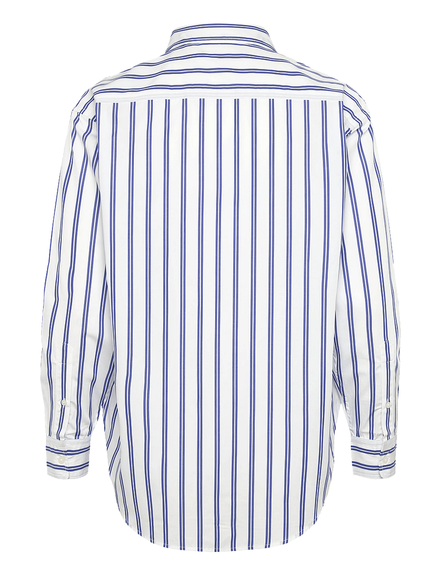 Lauren Ralph Lauren - Y/D 70'S BROADCLOTH-WVN-SHIRT - langärmlige hemden - blue/white multi - 2