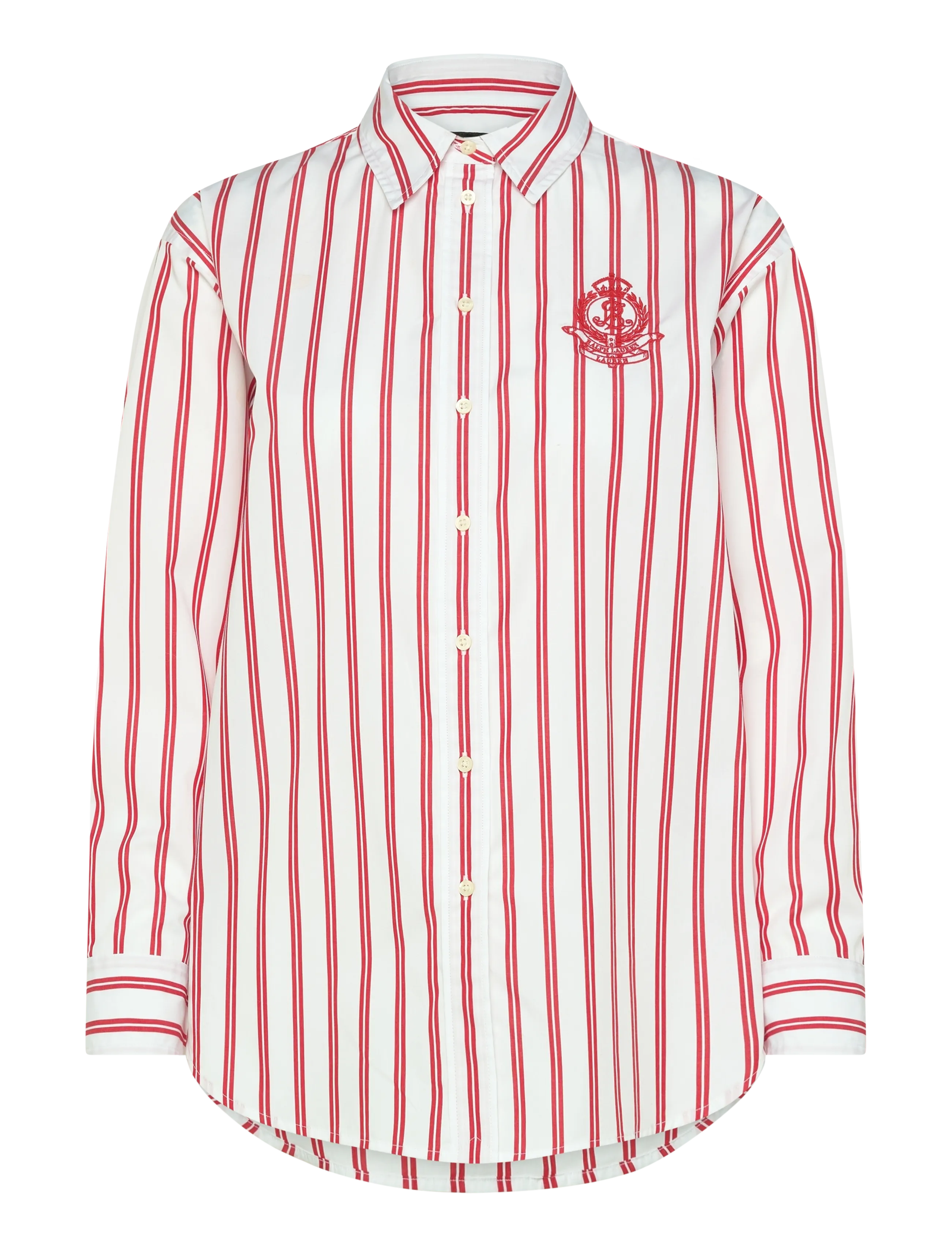 Lauren Ralph Lauren Y/D 70'S BROADCLOTH-WVN-SHIRT - Bluser & Skjorter - RED/WHITE MULTI / multi