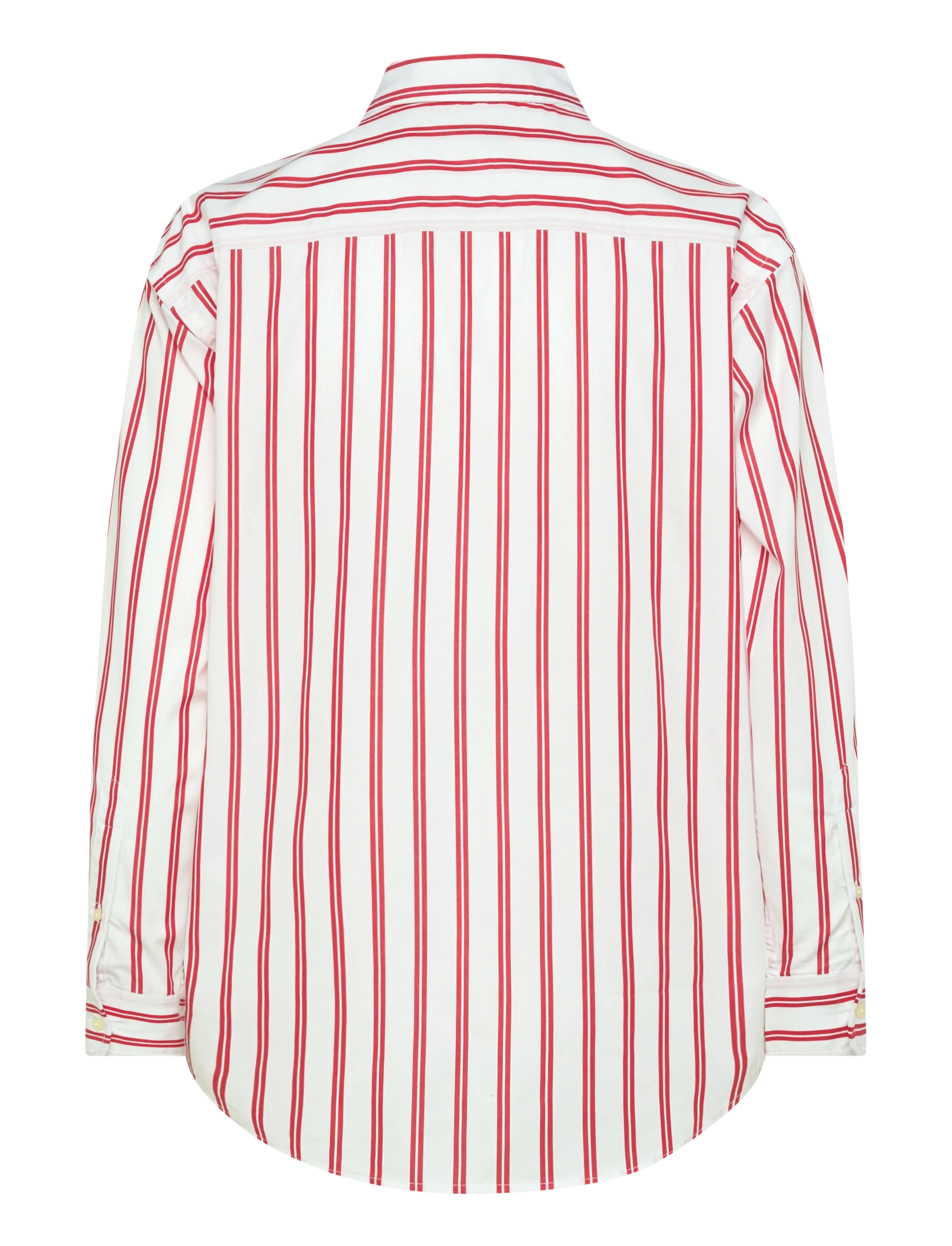 Lauren Ralph Lauren - Y/D 70'S BROADCLOTH-WVN-SHIRT - langærmede skjorter - red/white multi - 1